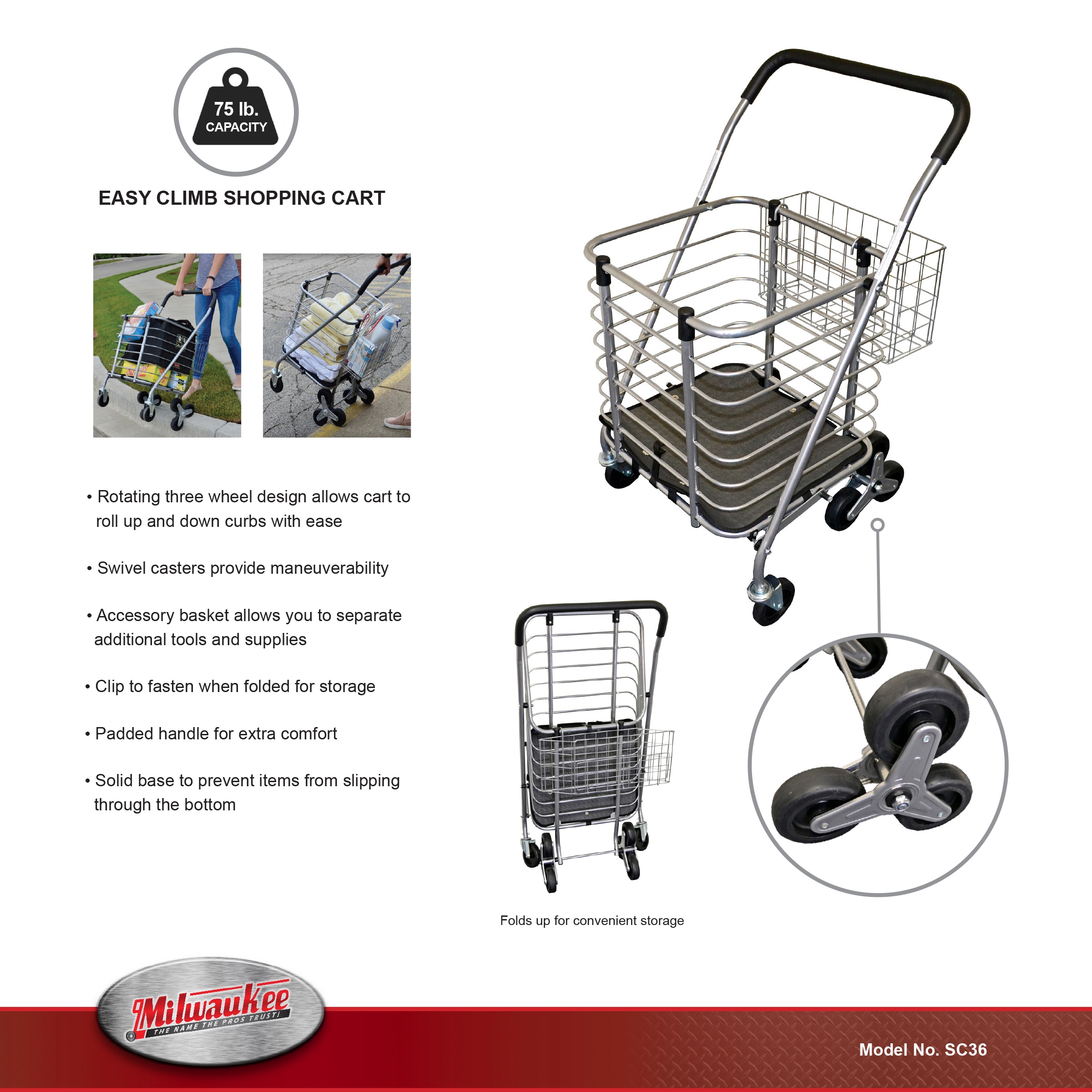 Milwaukee SC36 Shopping-Carts - View #4