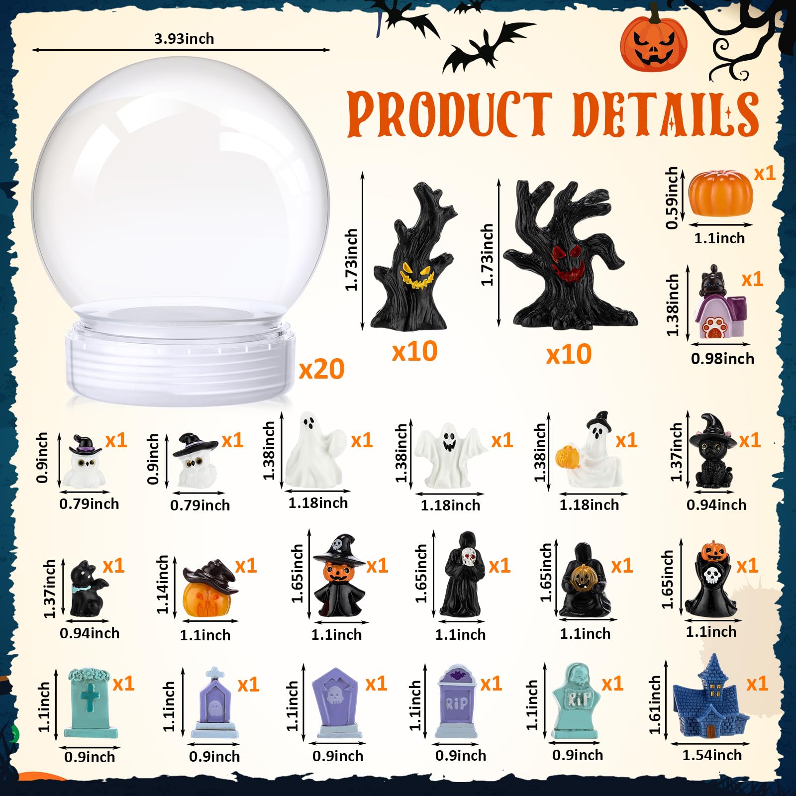 ZHLKING 885287527897 Table-Halloween-Decor - View #2