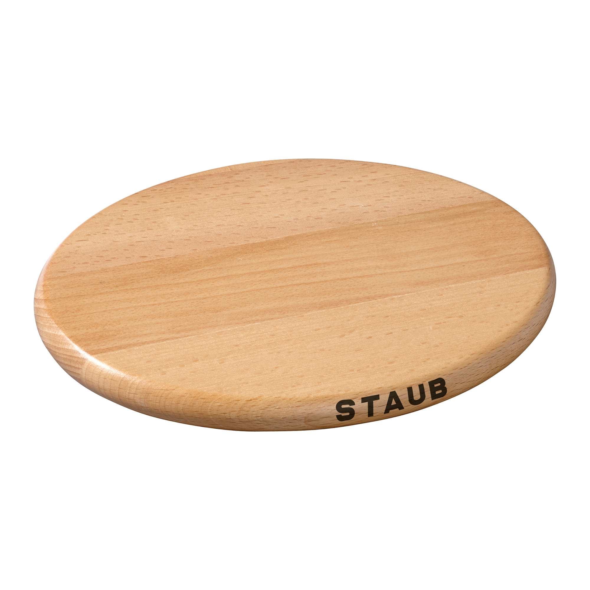 STAUB Oval Magnetic Wood Trivet #1190713