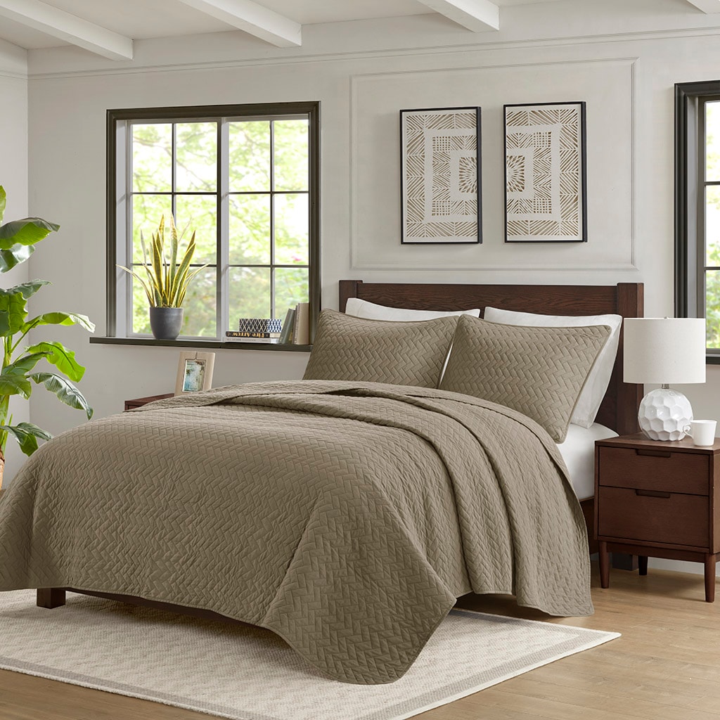 Tinyhomie Queen 3 Piece Luxurious Oversized Quilt Set