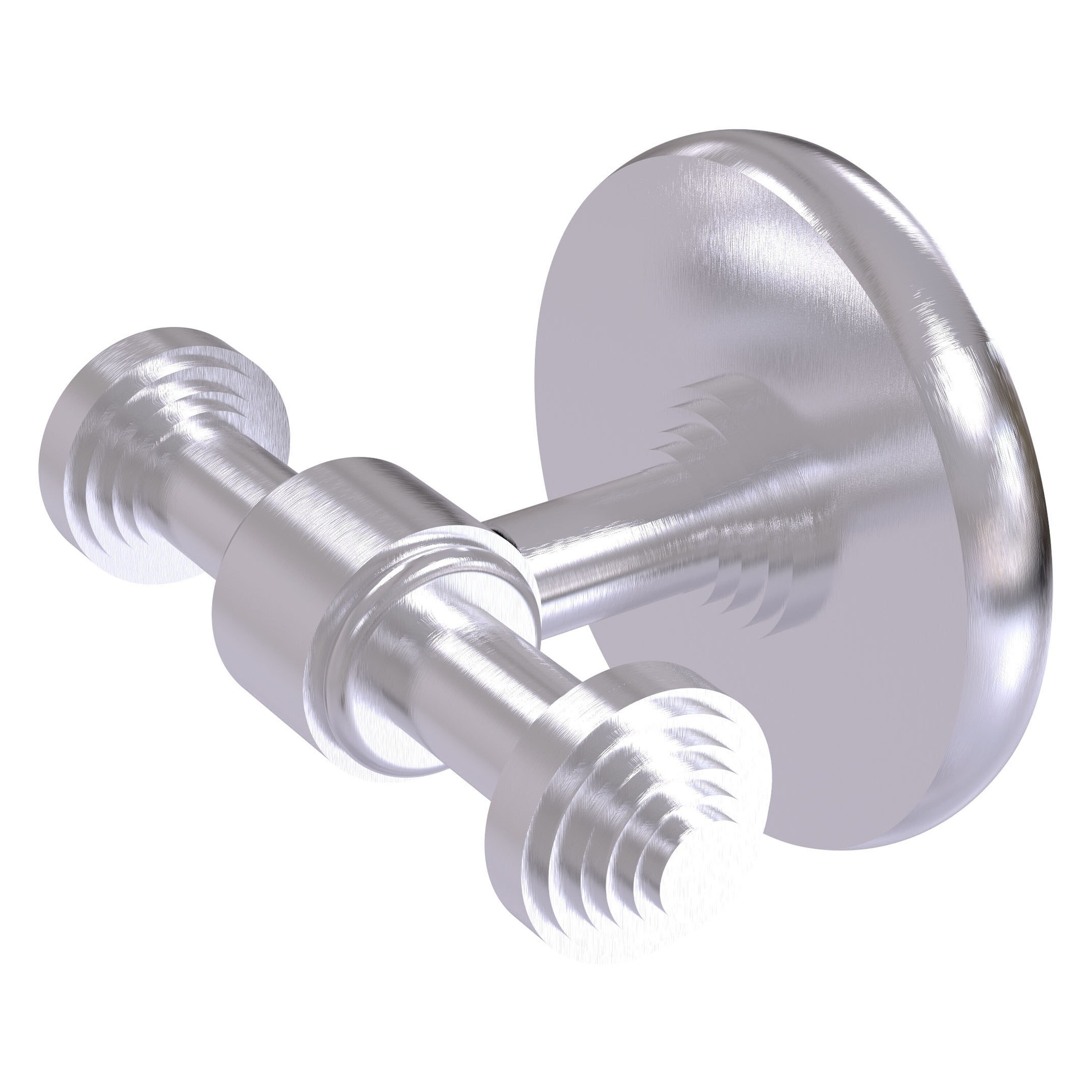 Allied Brass SB-22-SCH Southbeach Satin Chrome Double -Hook Wall mount Towel Hook