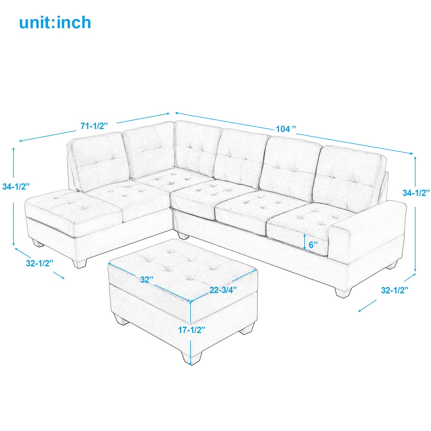 CASAINC OR-SG000098AAA-2 Living-Room-Sets - View #12