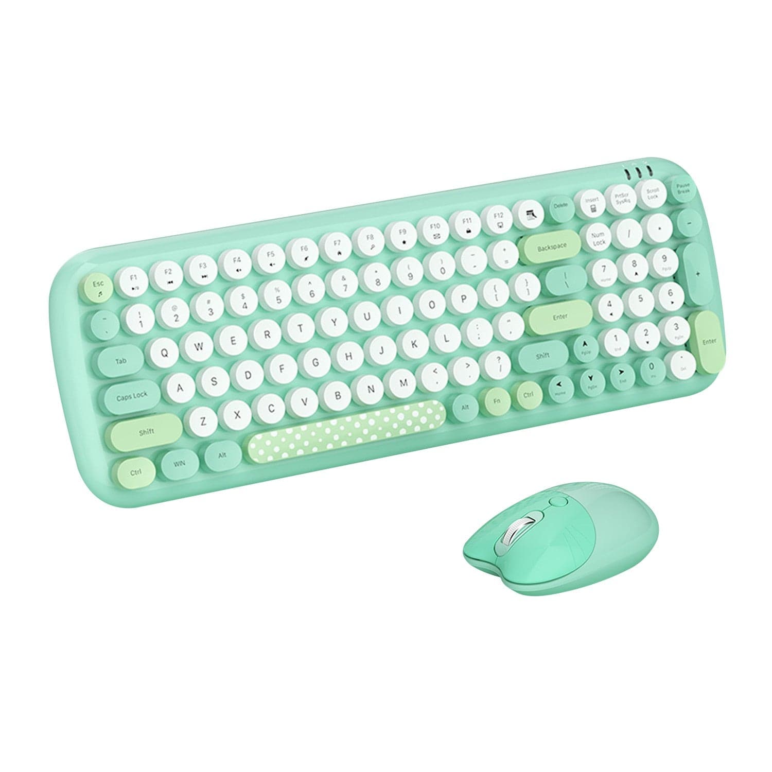 SAHARA  - Wireless Keyboard and Mouse Combo - Soft Click Colorful 100 Keys