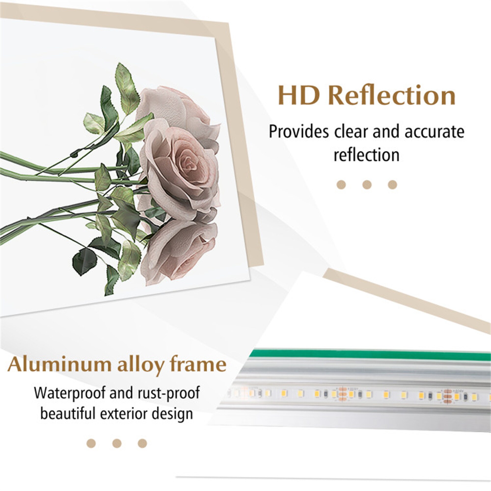 BABOOM BOM-5108990-OR Framed-Bath-Mirrors - View #4