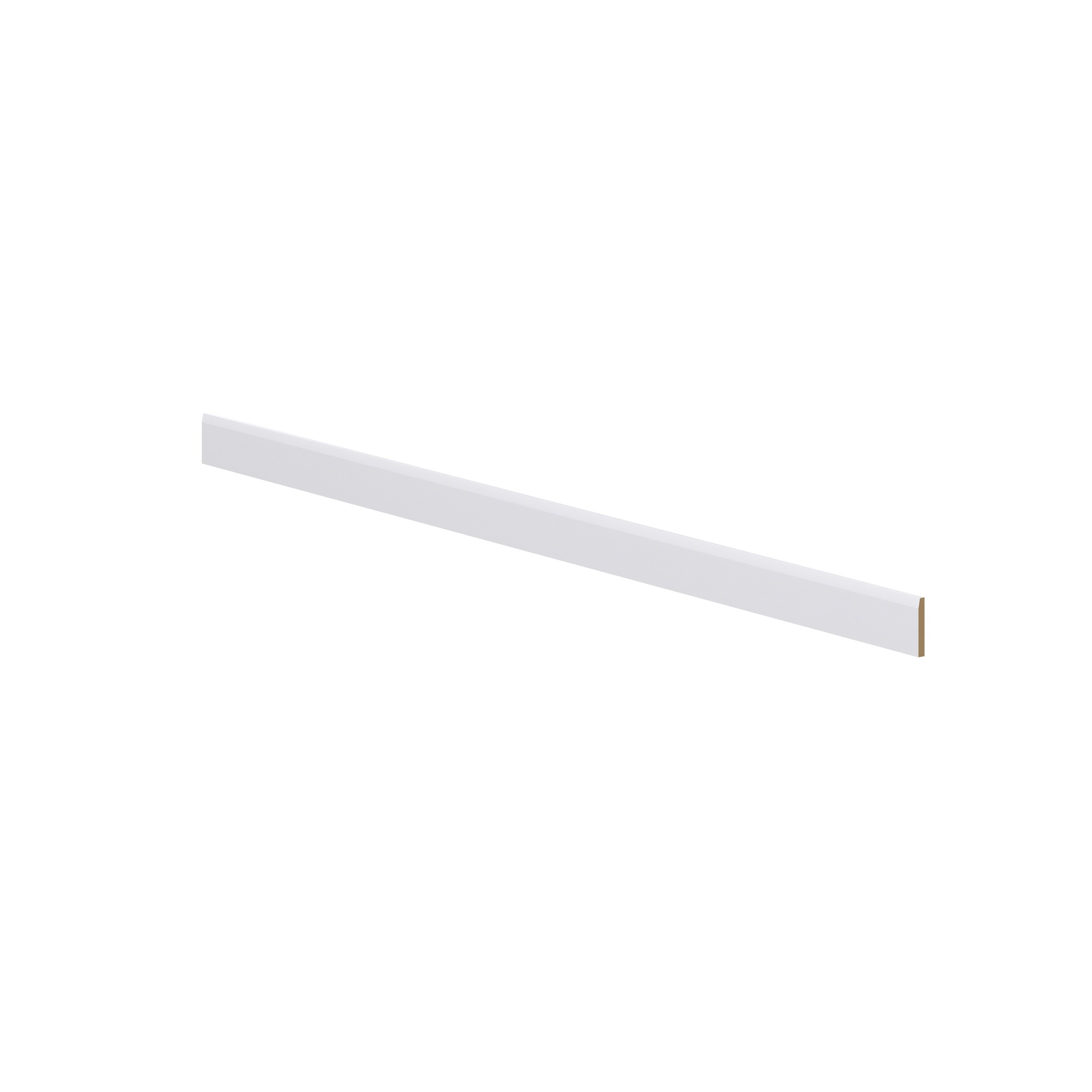 Hugo&Borg DSBM96-JO Jolie Cabinet Fill Strip 4.5-in W x 96-in H x 0.63-in D Warm White Painted