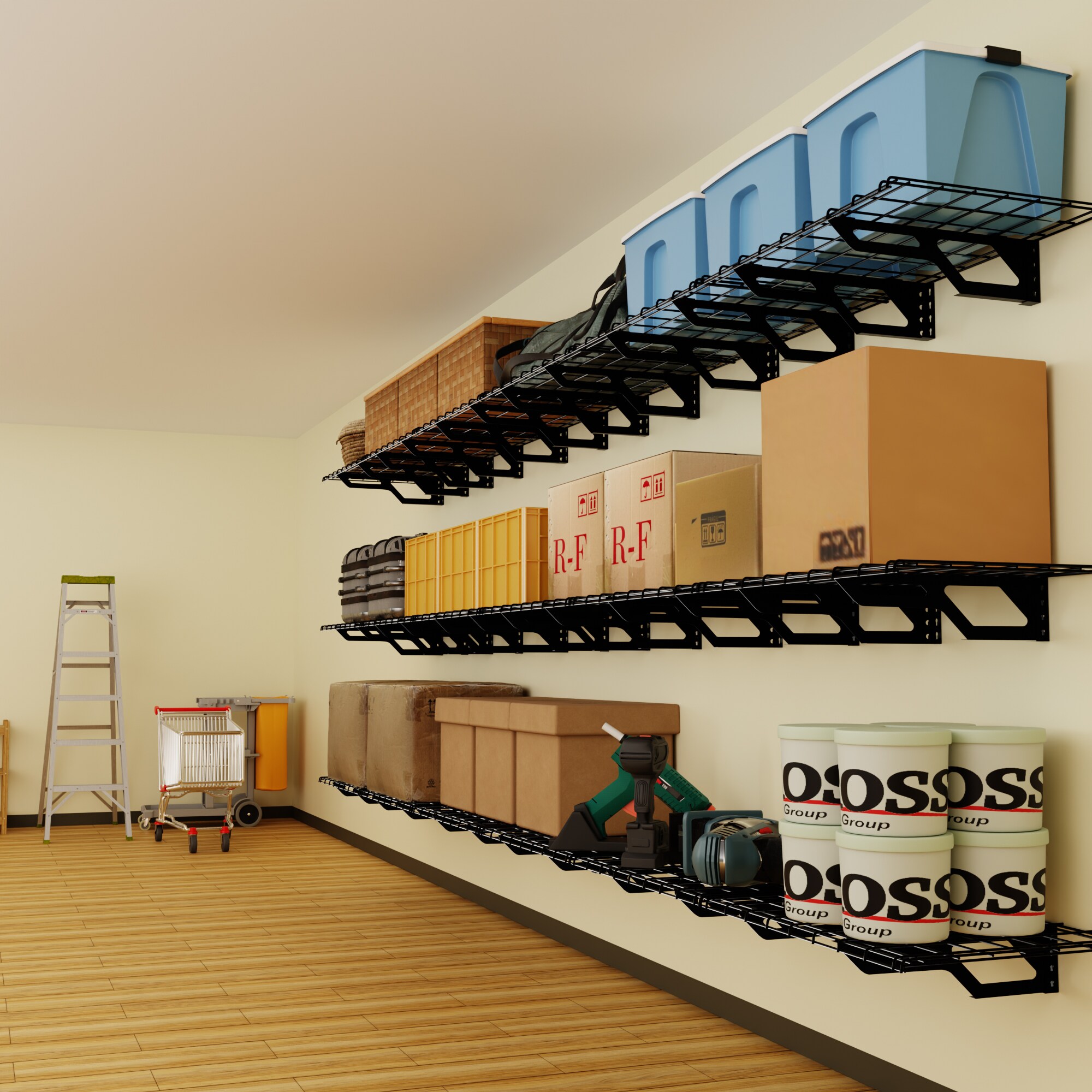 Shuntong SH-2X3-HM-02 Wall-Mounted-Shelving - View #7