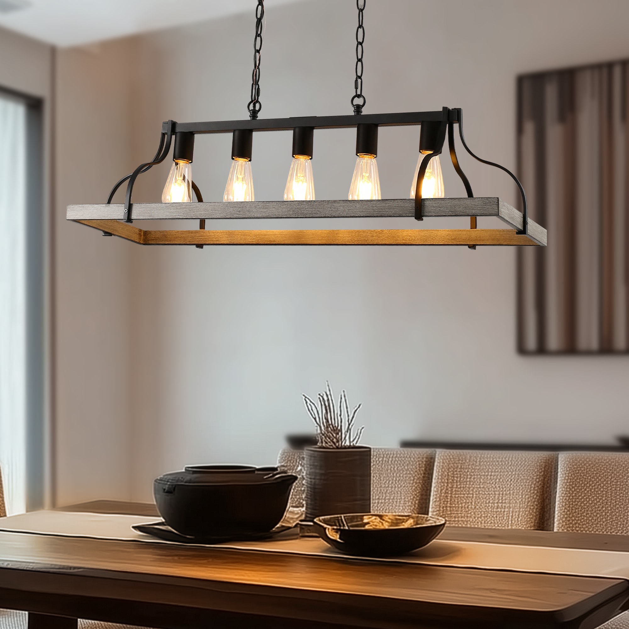 YANSUN LA-ZX16401EGY-1A Pendant-Lights - View #3