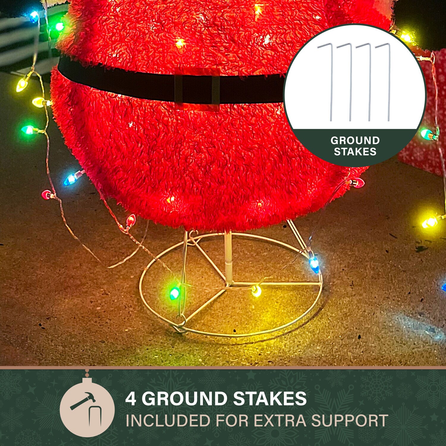 Fraser Hill Farm FFCH048-SC1-RED Outdoor-Christmas-Decor - View #5