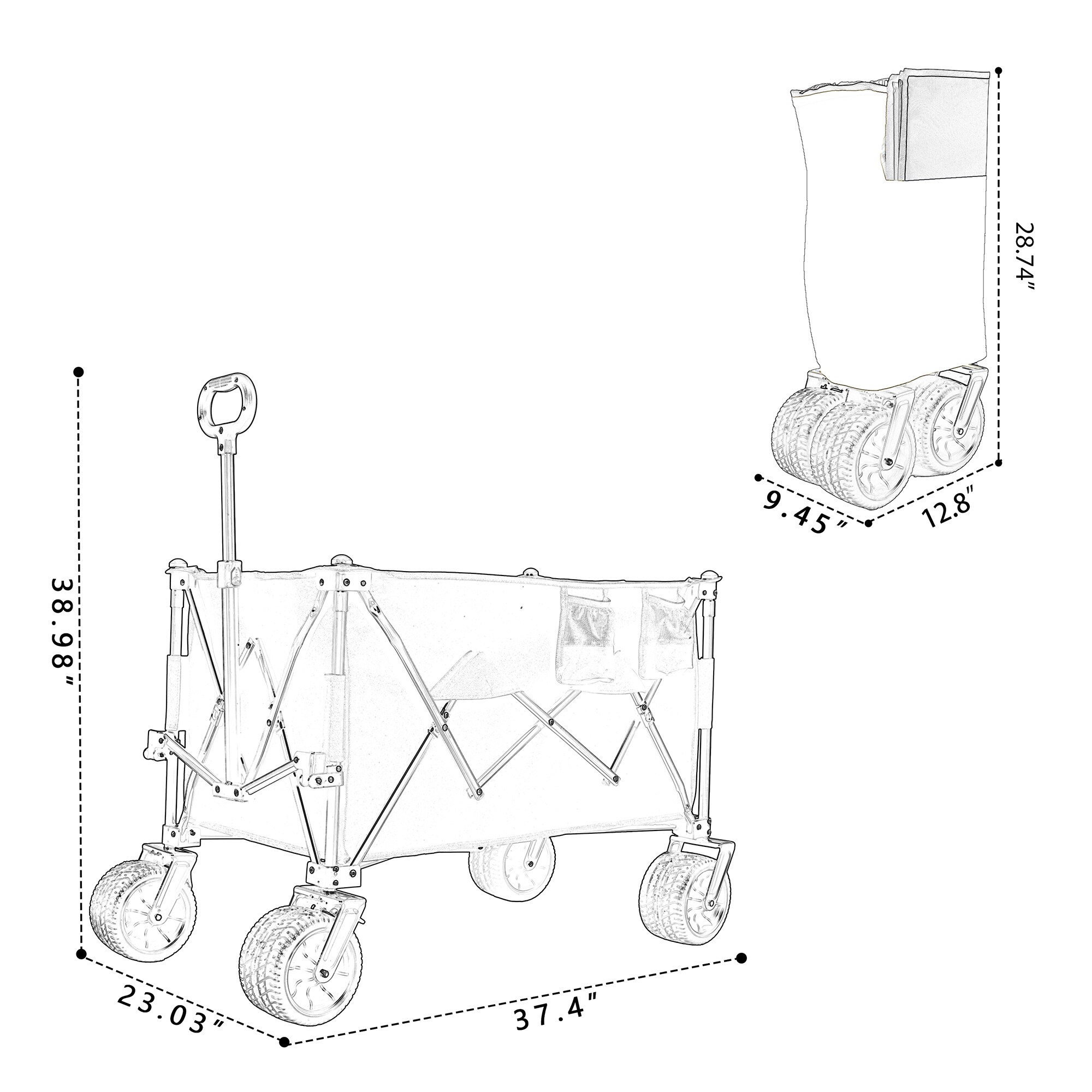 Bybafun YF5700058 Yard-Carts - View #3