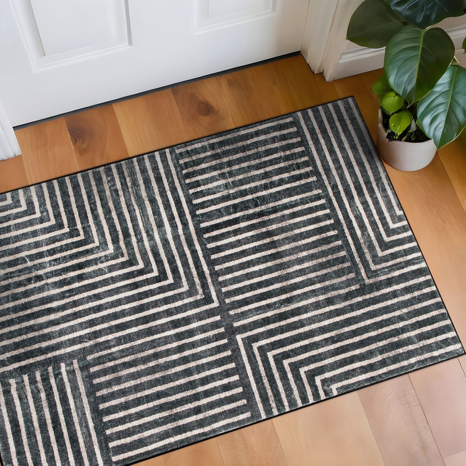 World Rug Gallery WR76ANTHRACITE2X4 rugs - View #2