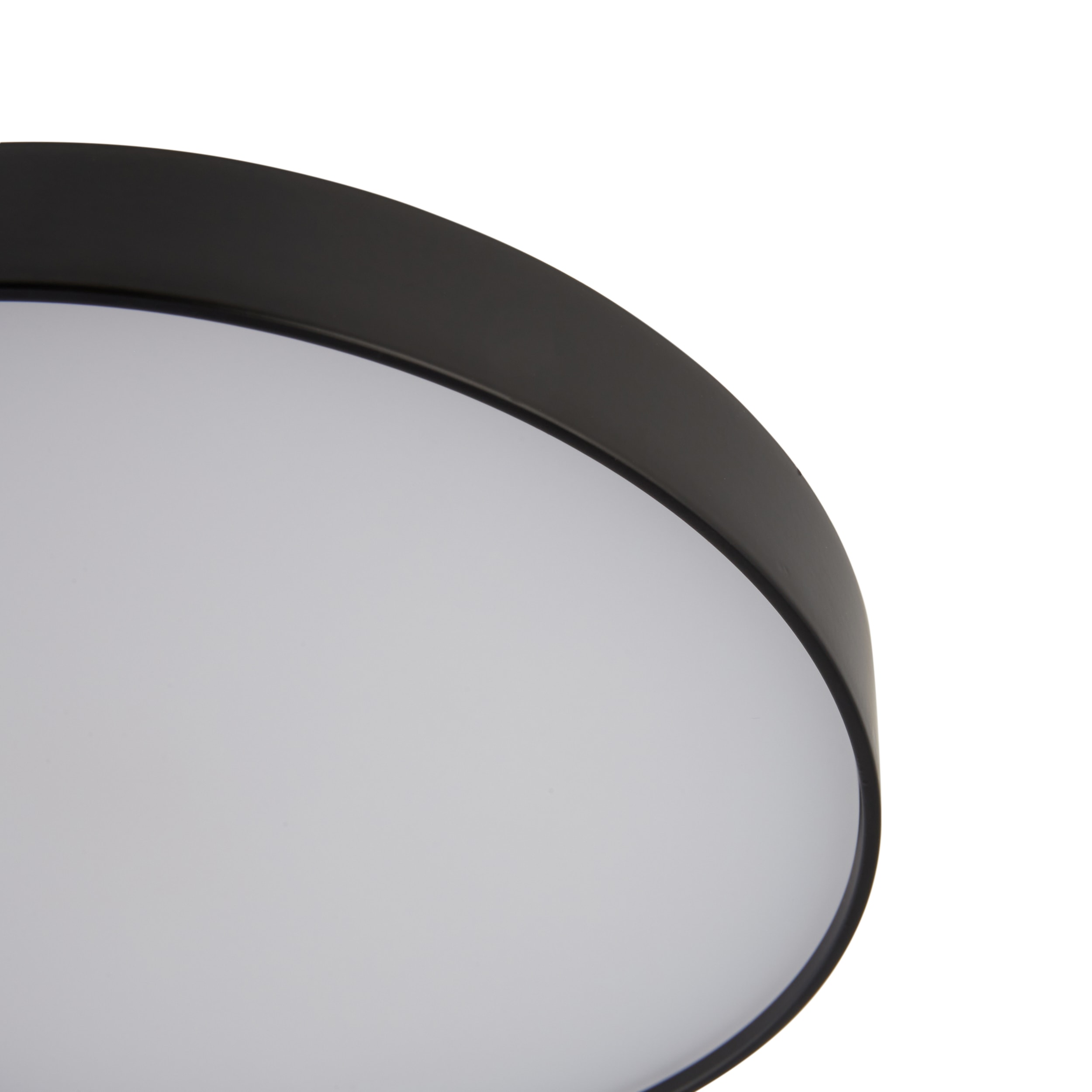 Black Aluminum 7" LED Flush Mount Ceiling Light