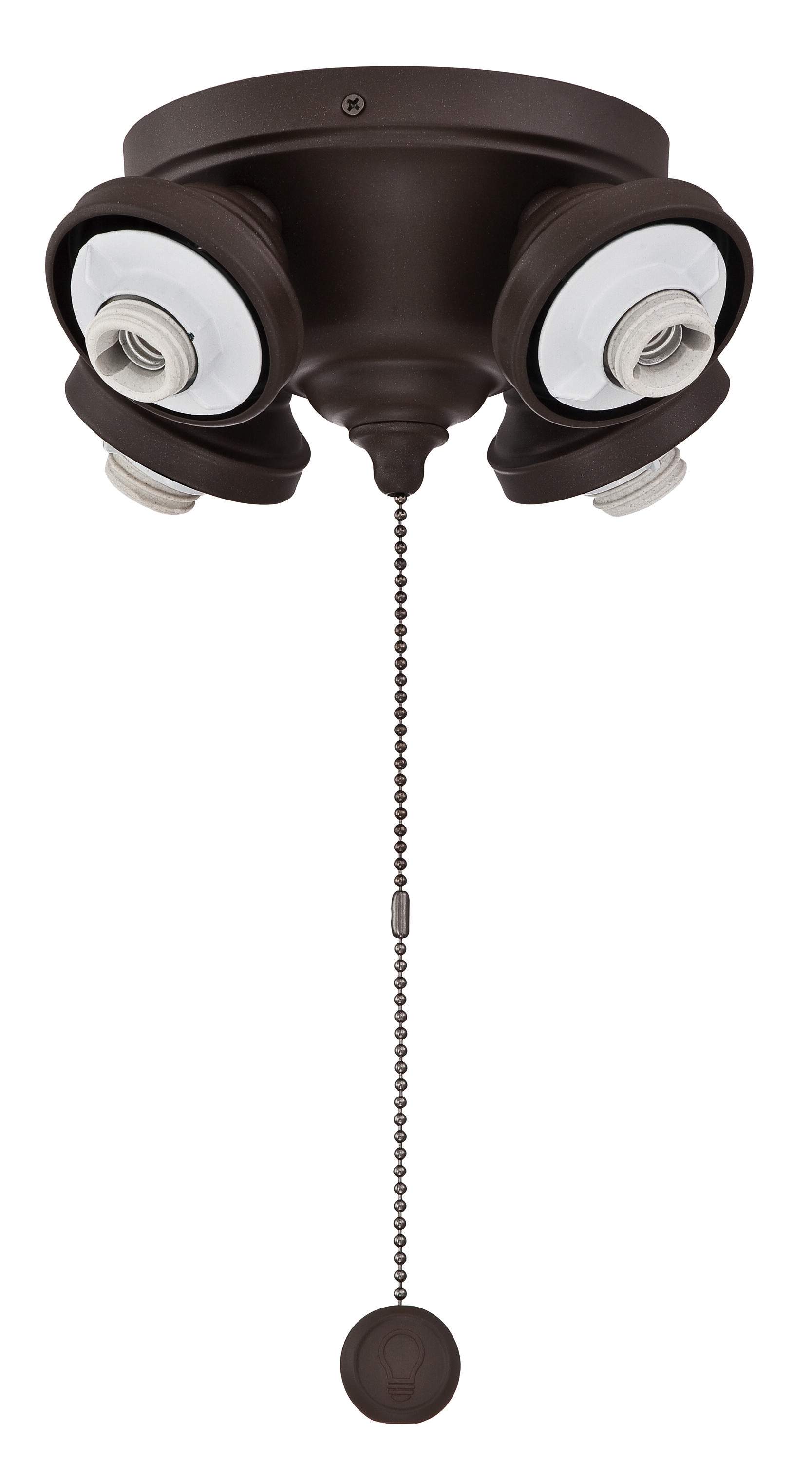 Fanimation F8OB 8.31-in 4 -Light Bronze LED Ceiling Fan Light Kit
