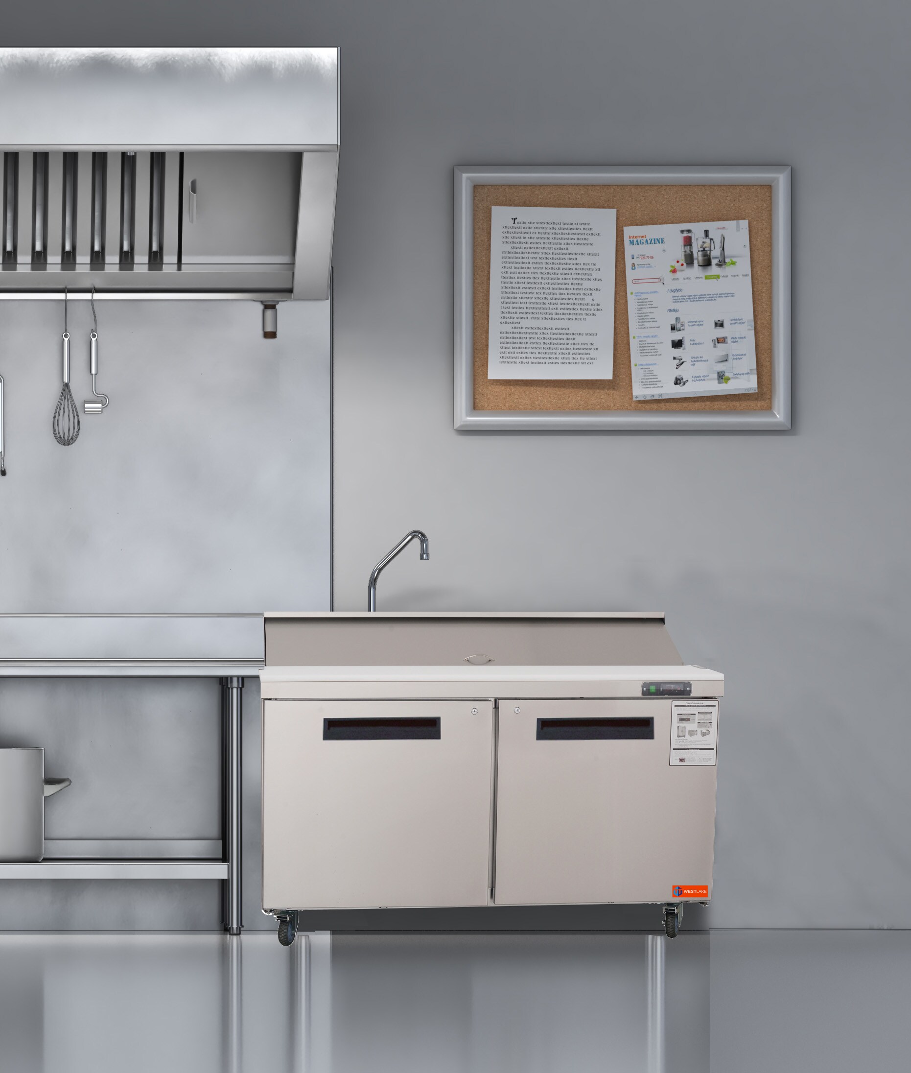 Jeremy Cass HZWKISR48BM Commercial-Refrigerators - View #5