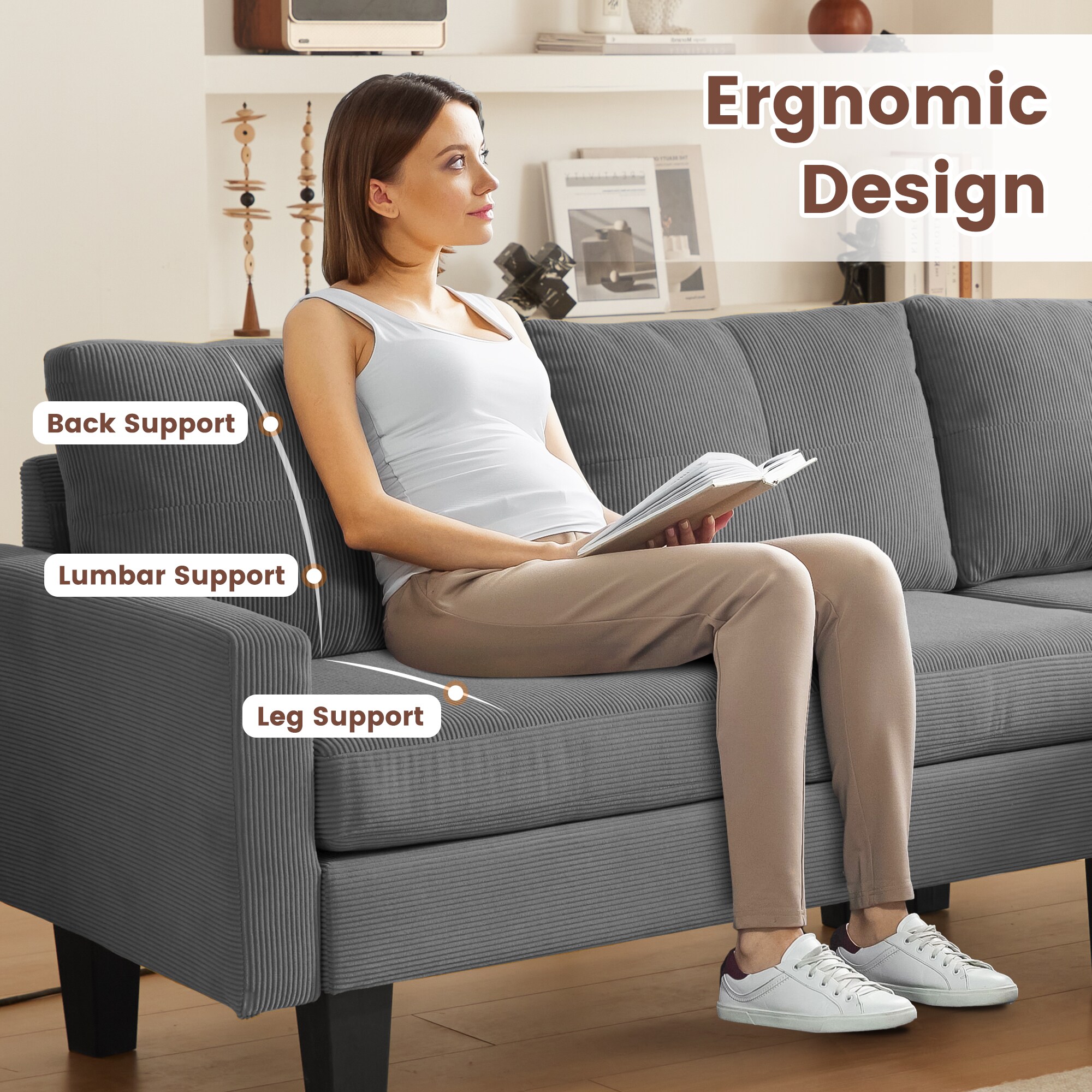 Ovios OLCK990-R Sofas-Loveseats - View #2