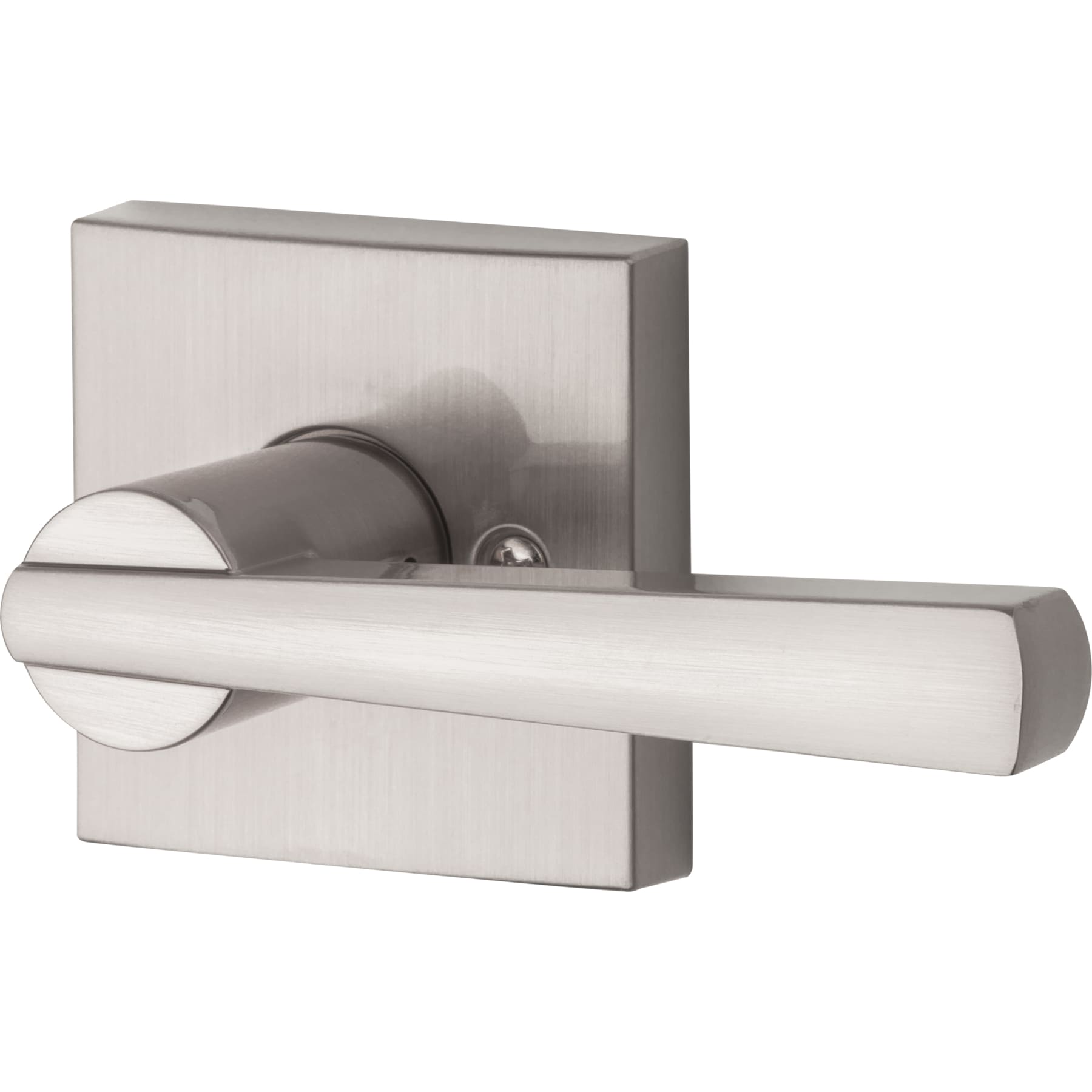 Satin Nickel Straight Lever Passage Door Handle