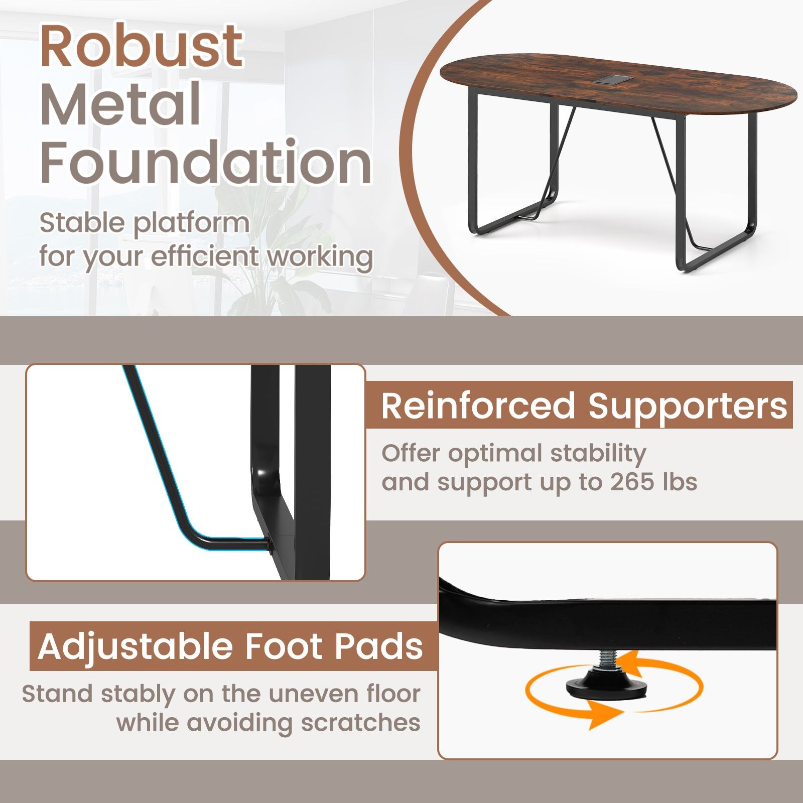 Slickblue D-CO-FC70801BC desks - View #8