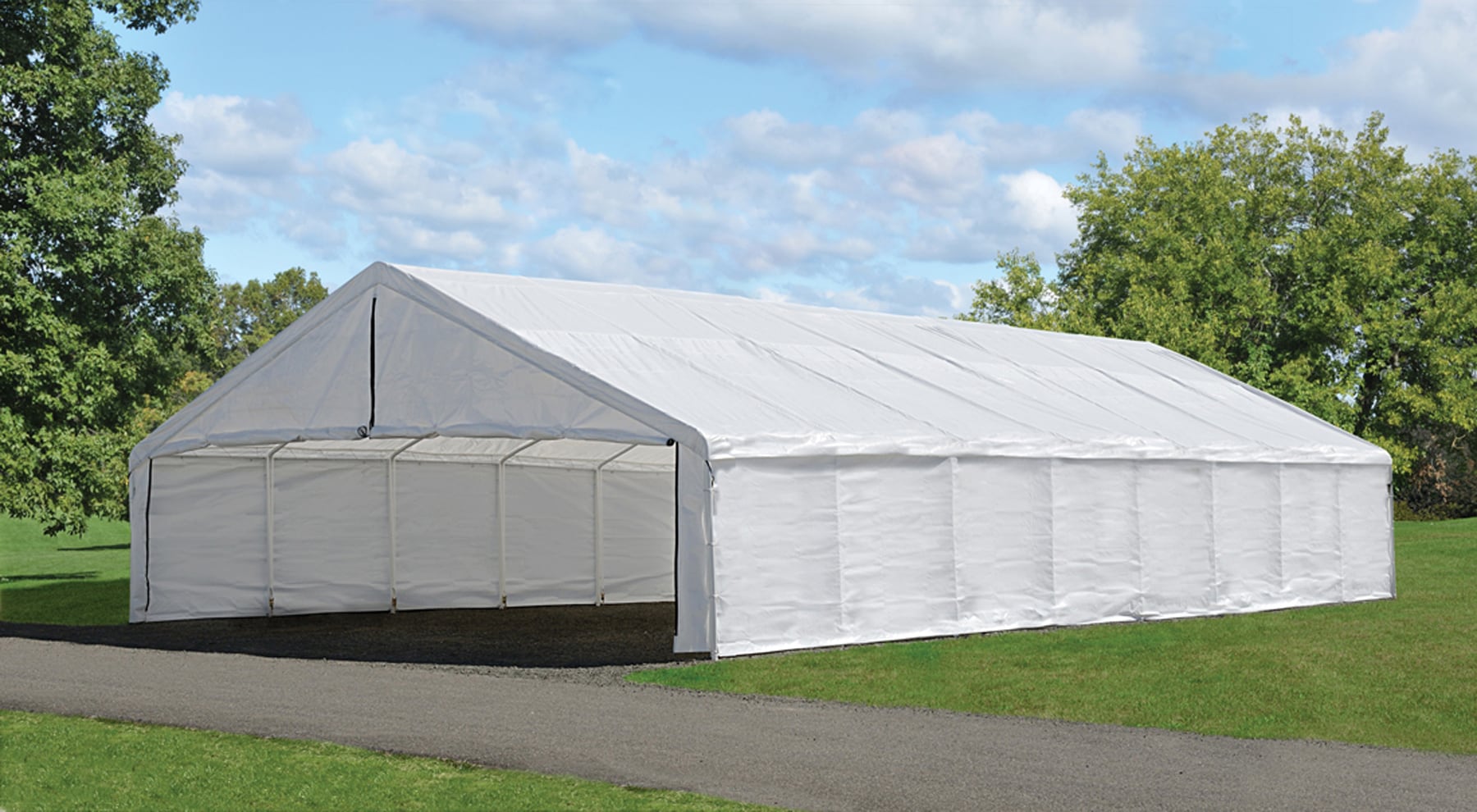 ShelterLogic 27777 Accessories White Canopy wall panels
