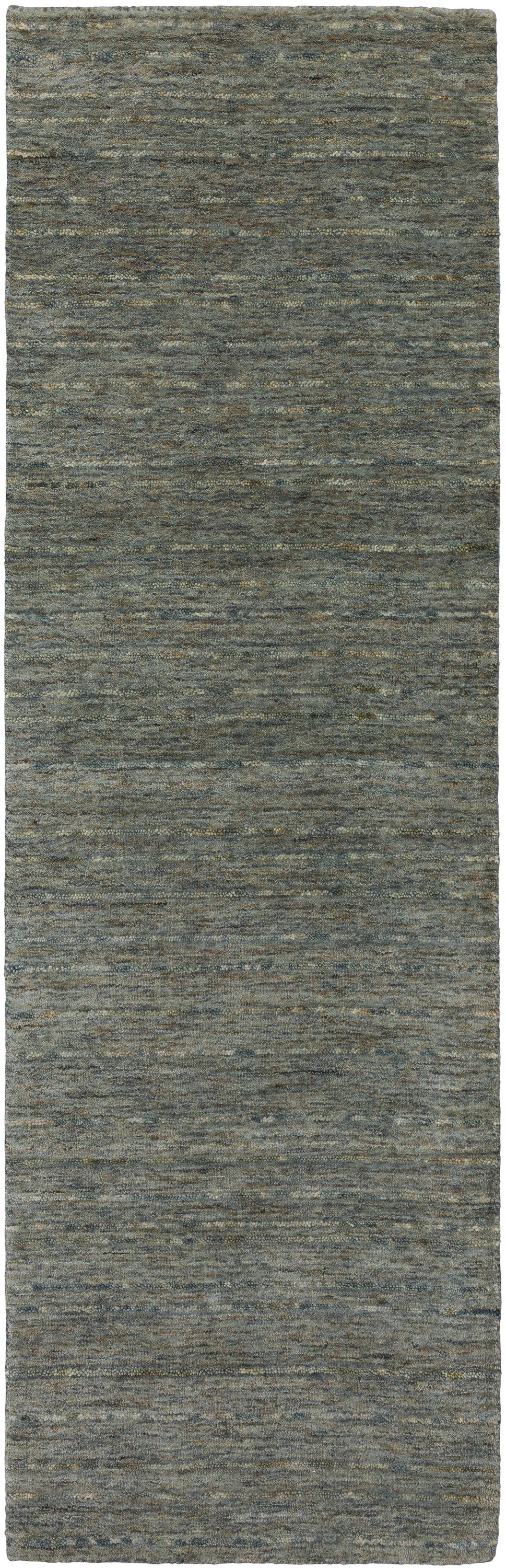 Addison Rugs AHR31ST2X8 Heather 2 x 8 (ft) Loomed Wool Steel Rectangular Indoor Solid Farmhouse/Cottage Runner rug