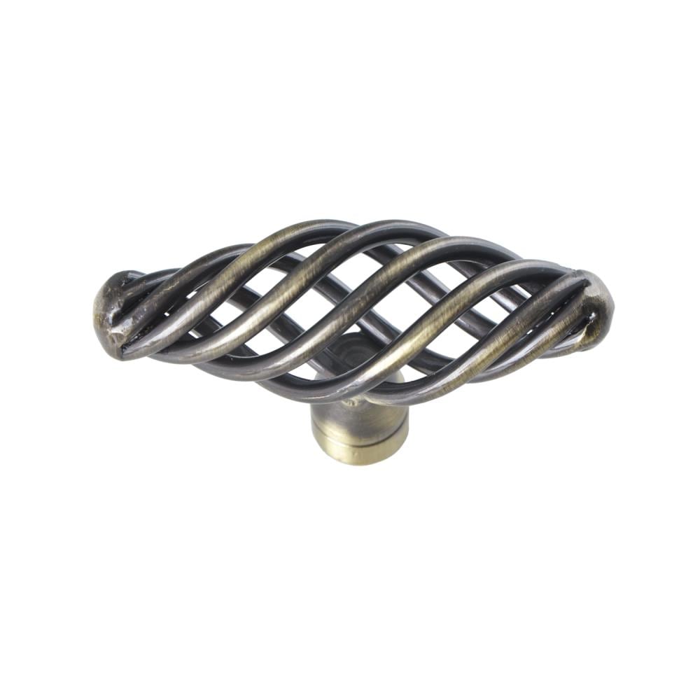 Utopia Alley HW325PLAB021-5 HW325XXX 9/10-in Antique Brass Birdcage Classic Cabinet Knob