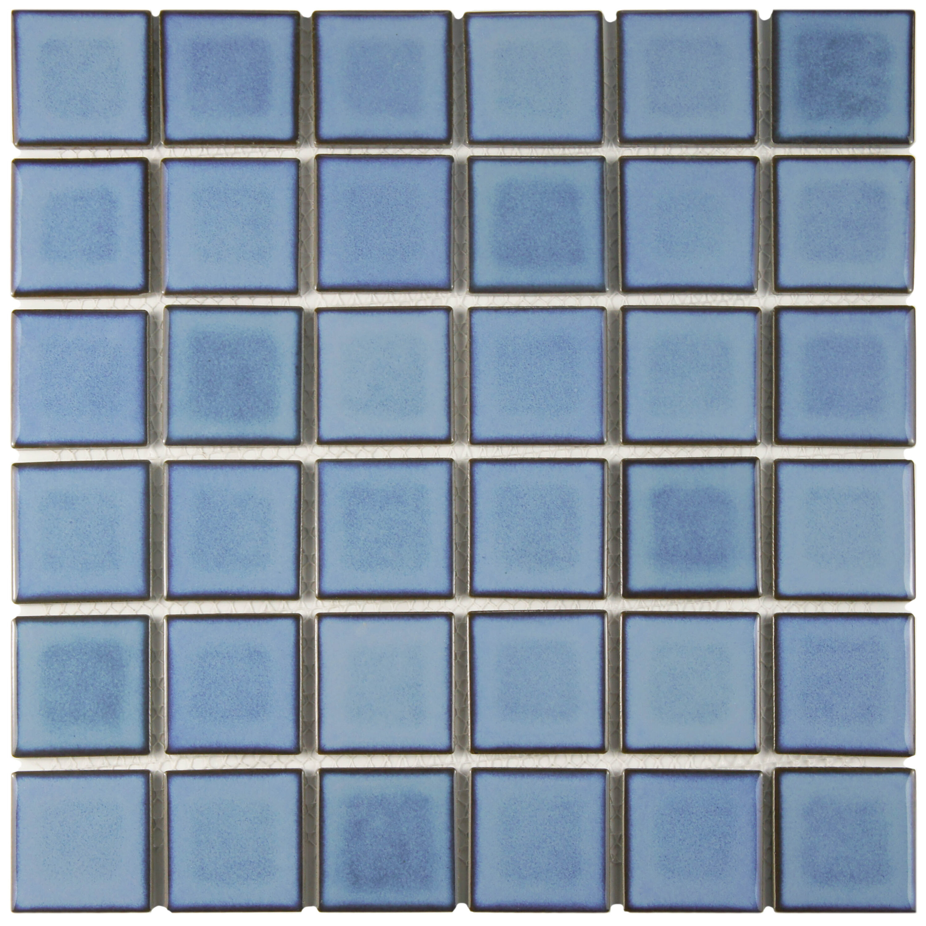 Affinity Tile FKOSQ401 Squire Quad Spring 13-in x 13-in Glossy Porcelain Uniform Squares Patterned Tile (11.1-sq. ft/ Carton)