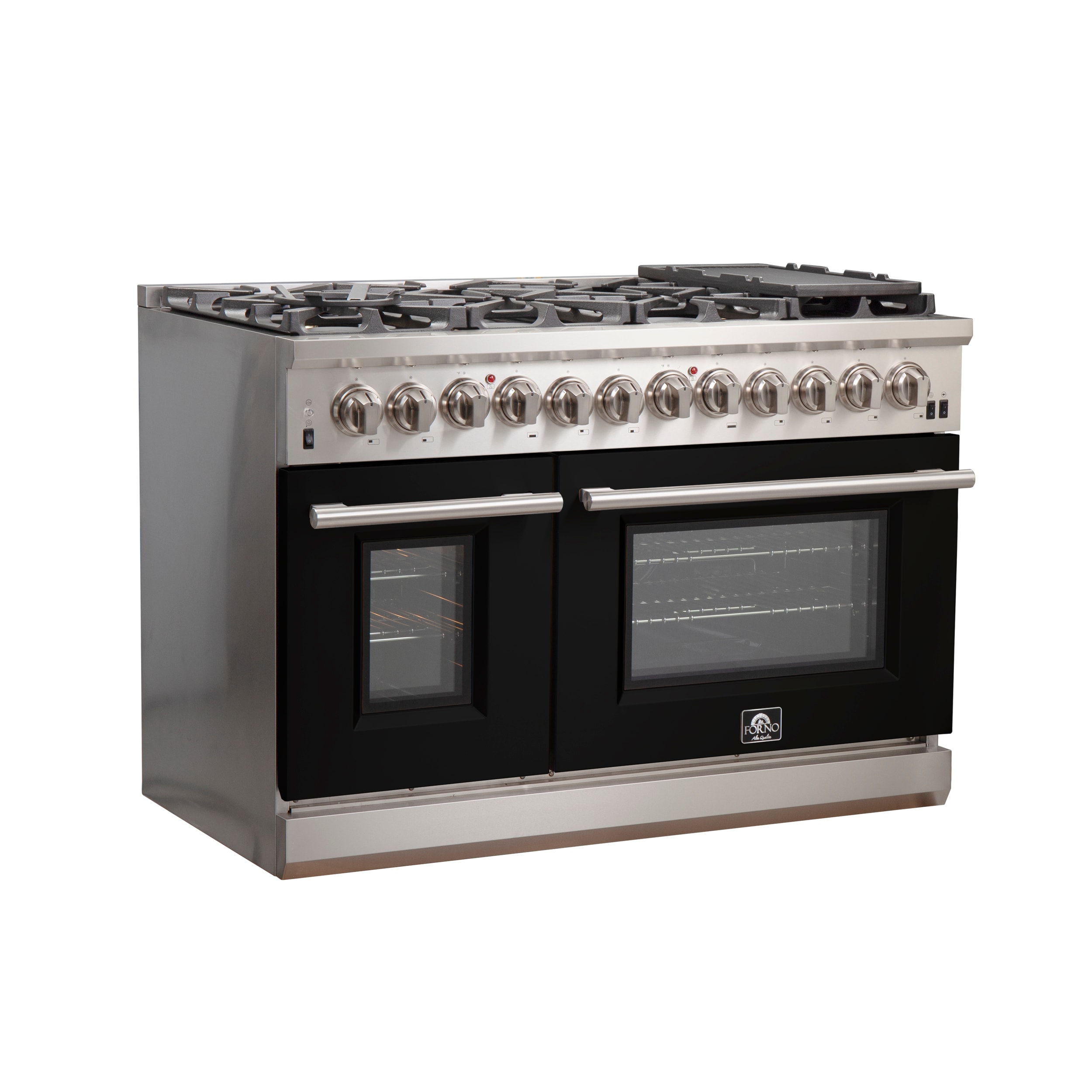 FORNO FFSGS6187-48BLK Double-Dual-Fuel-Ranges - View #2