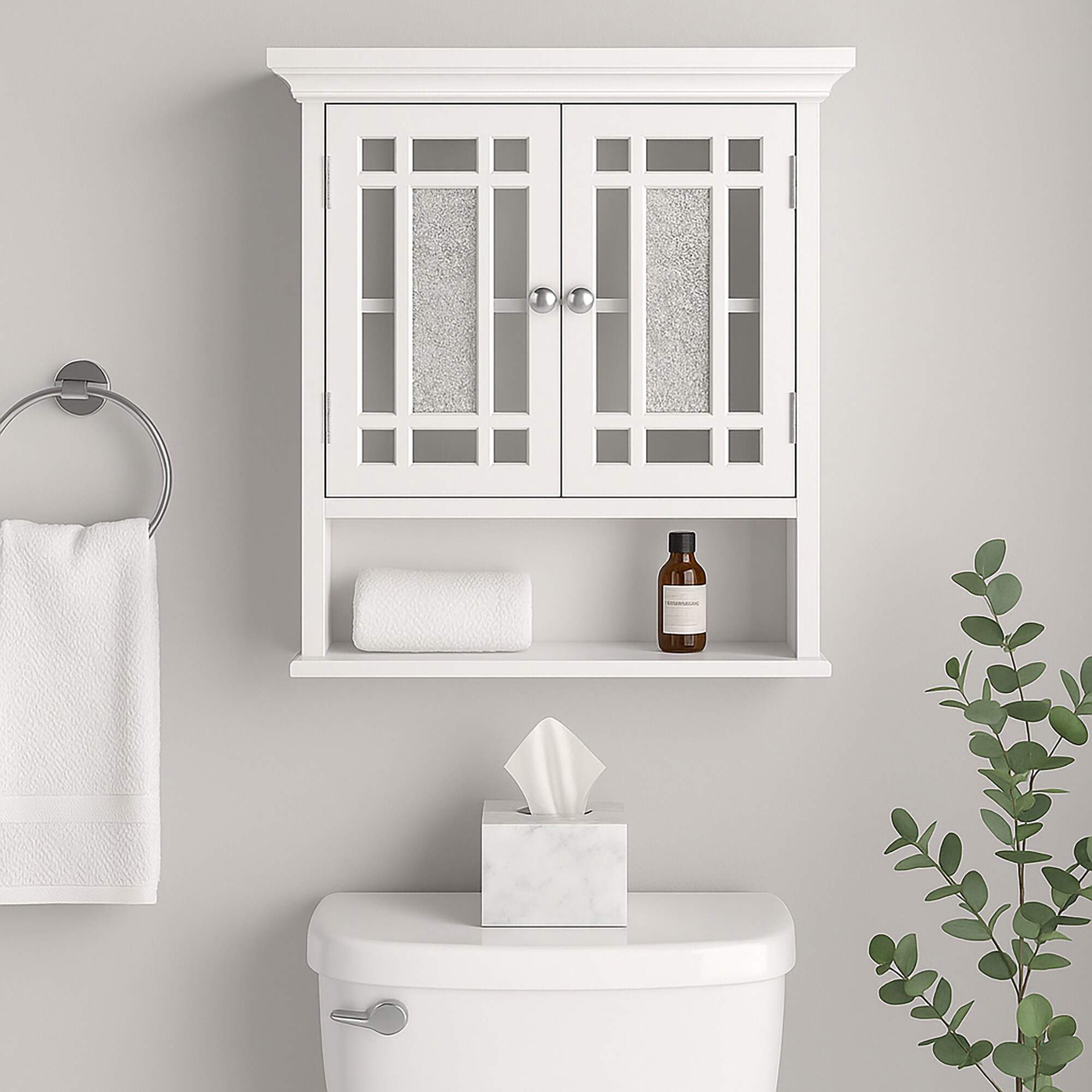 Teamson Home ELG-527 Bathroom-Wall-Cabinets - View #6