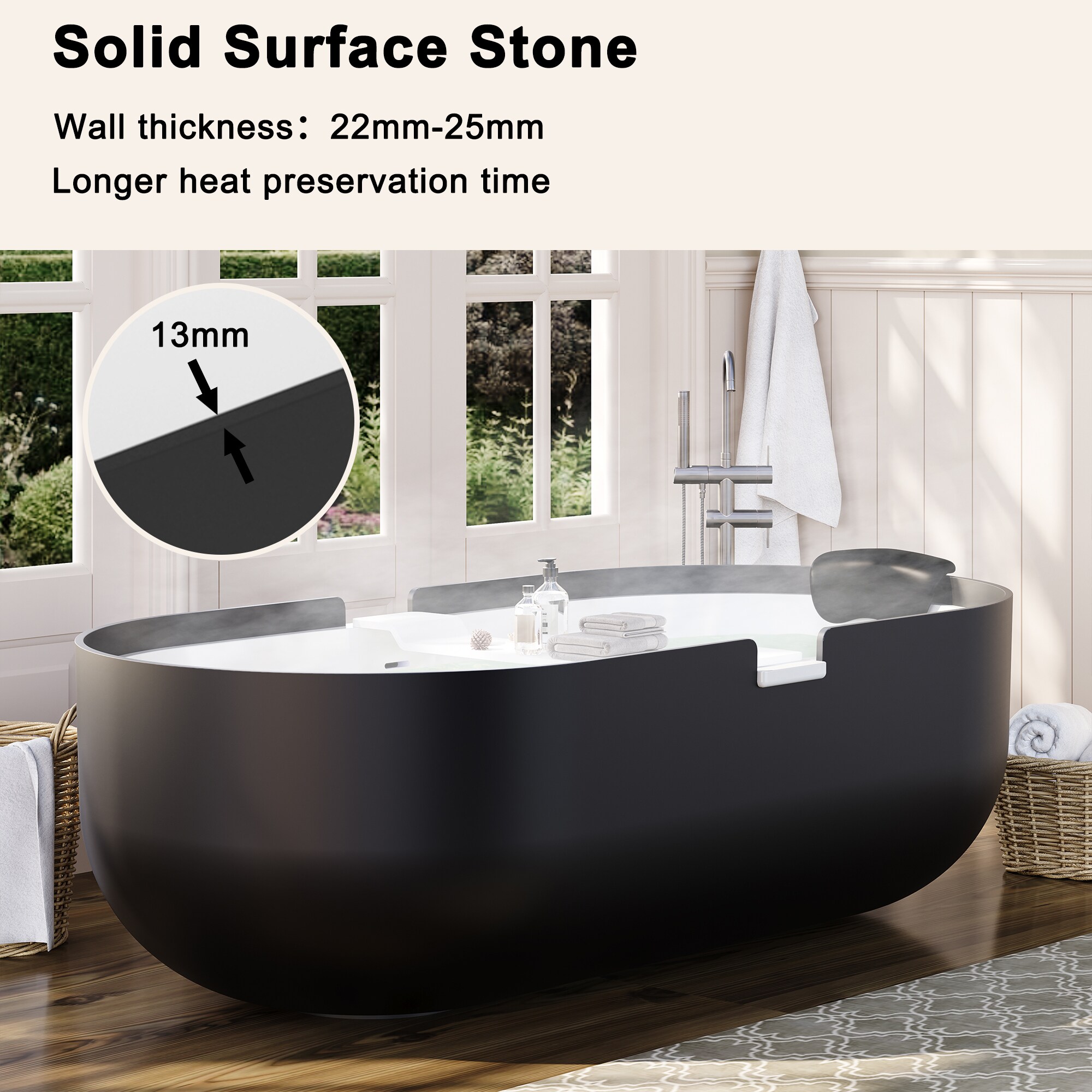 Vanityfus VF-33-1800BW bathtubs - View #6