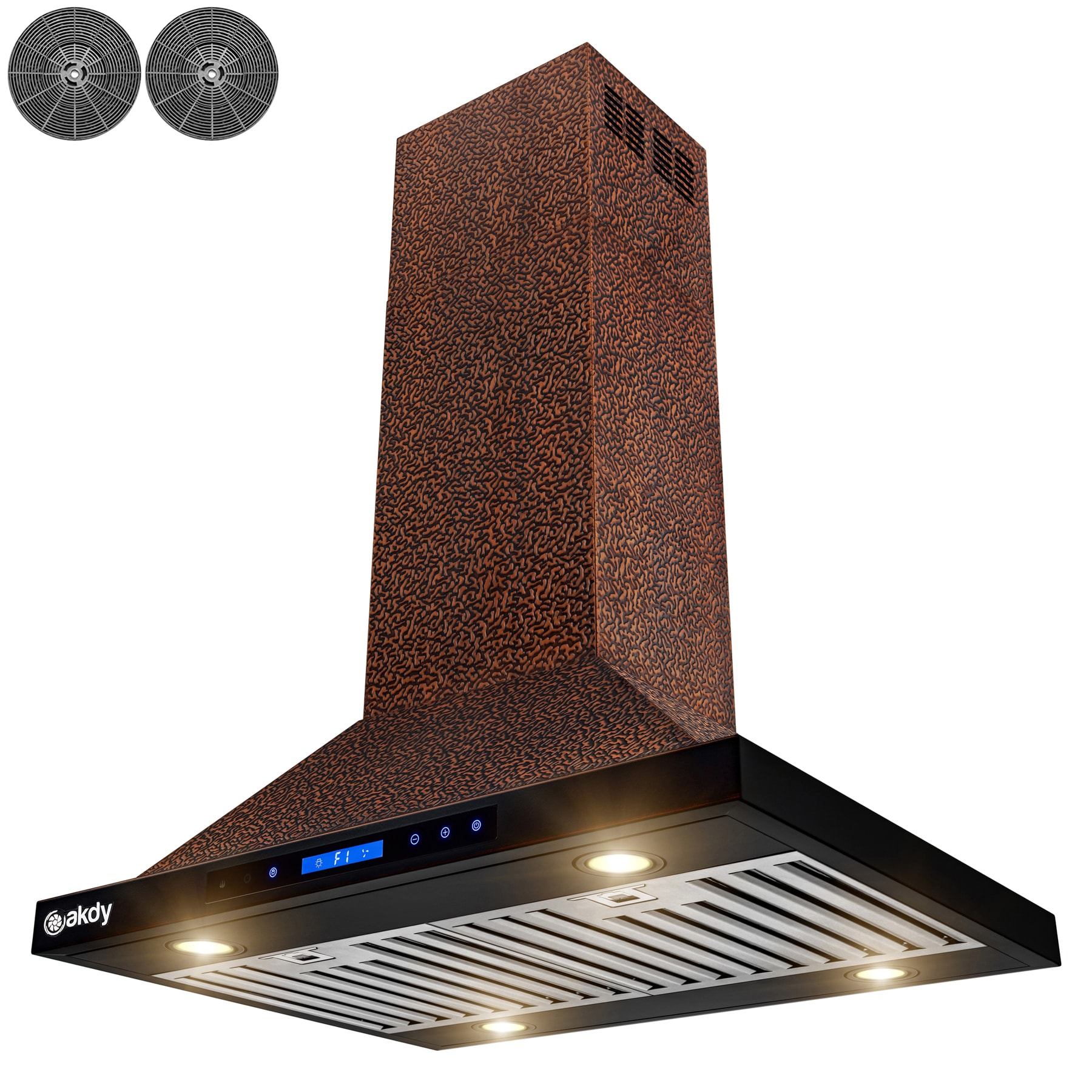 AKDY RH0379CFL Island-Range-Hoods - View #5