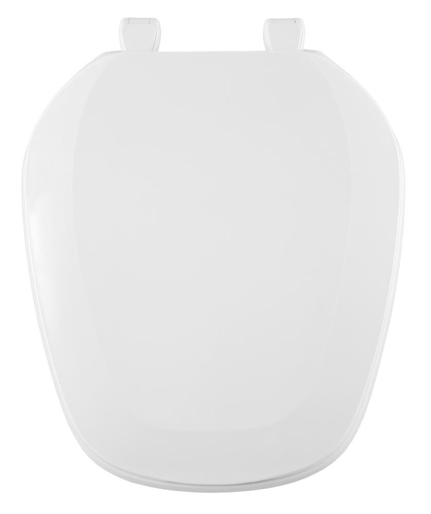 Centoco DSEMB201-001 Plastic White Round Toilet Seat