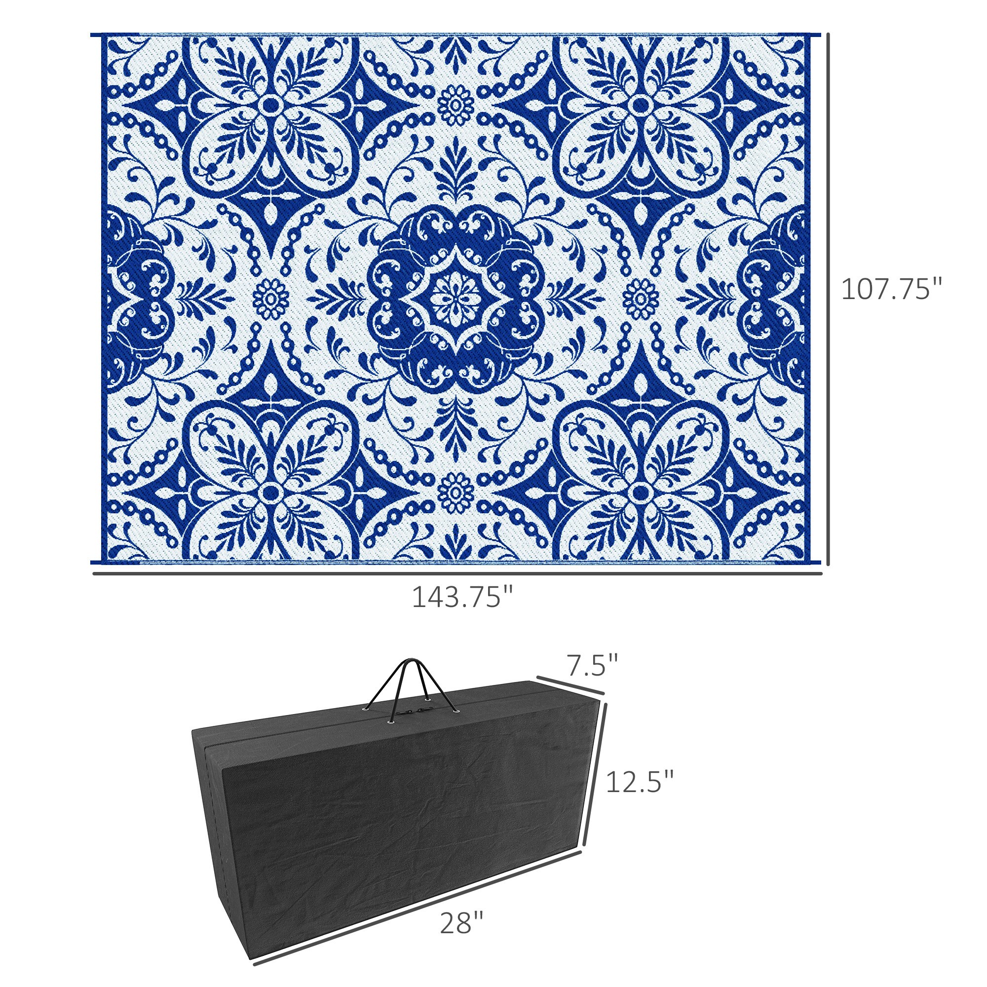 Outsunny 844-628V00DB rugs - View #3