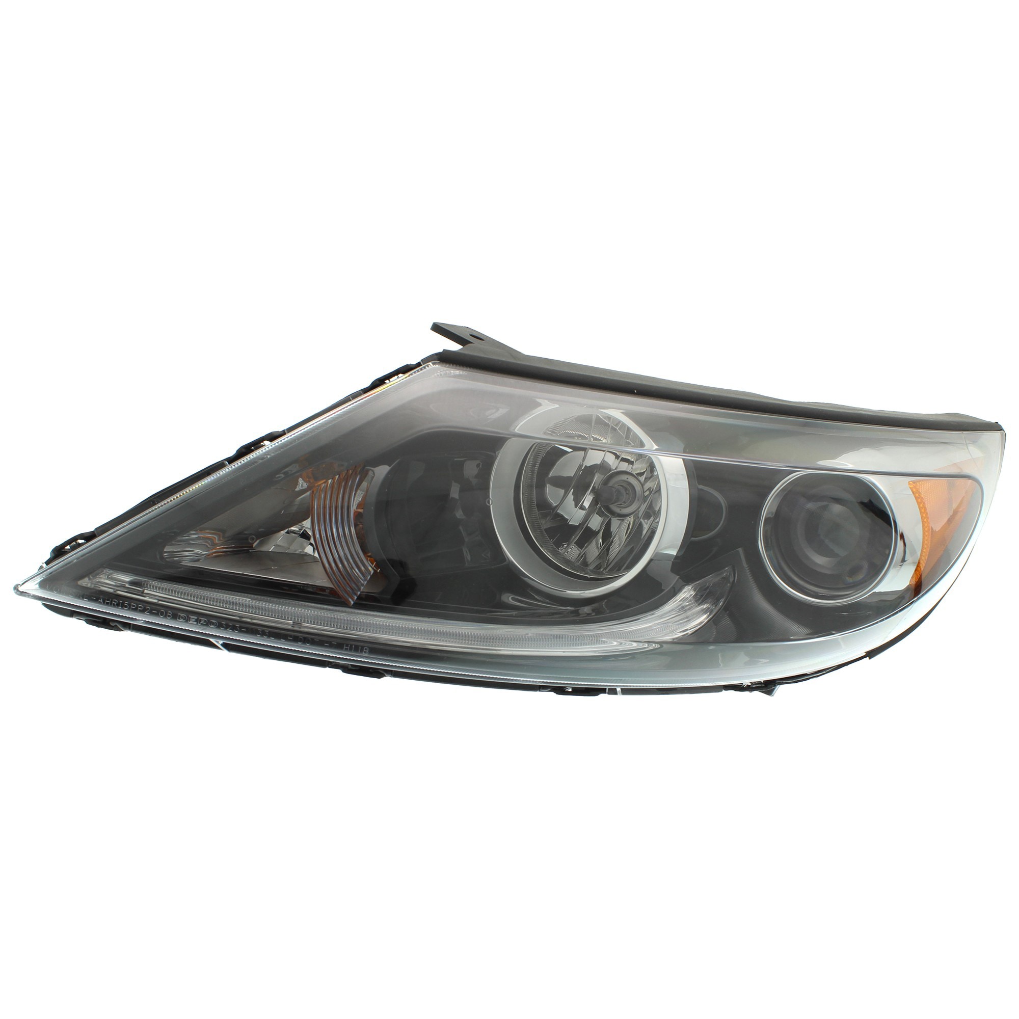 Garage-Pro JCWRK10010010GP Headlight Compatible with Kia Sportage 2013-2016 Lh Assembly Halogen with LED Accent Light