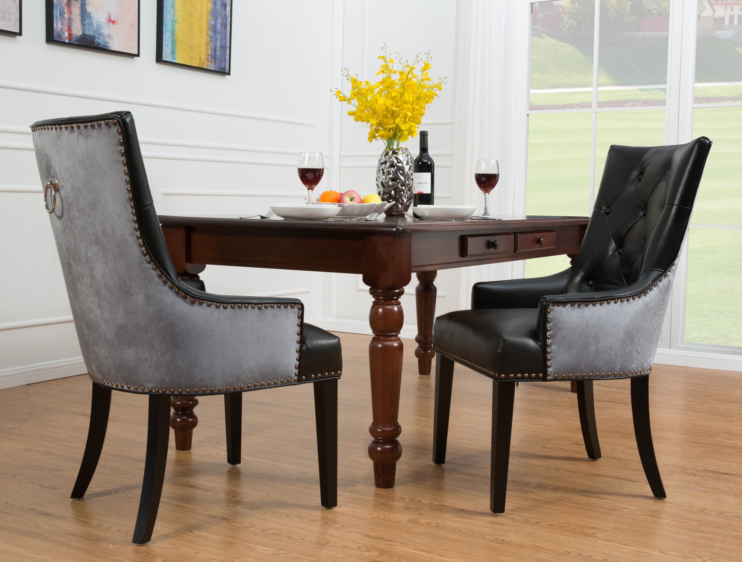 Chic Home Design FDC2726-LW Dining-Chairs - View #2