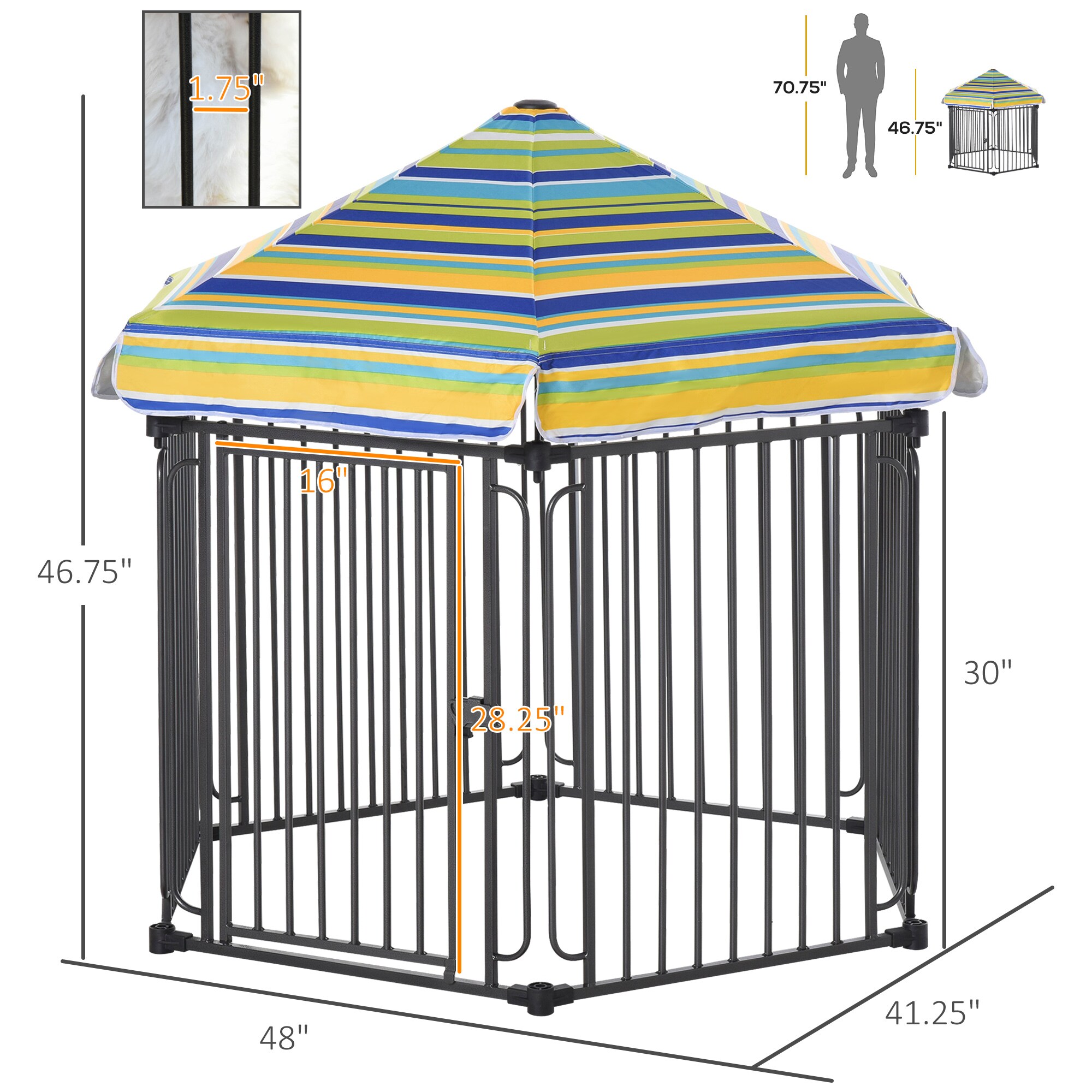 PawHut D02-062 Dog-Pens - View #3