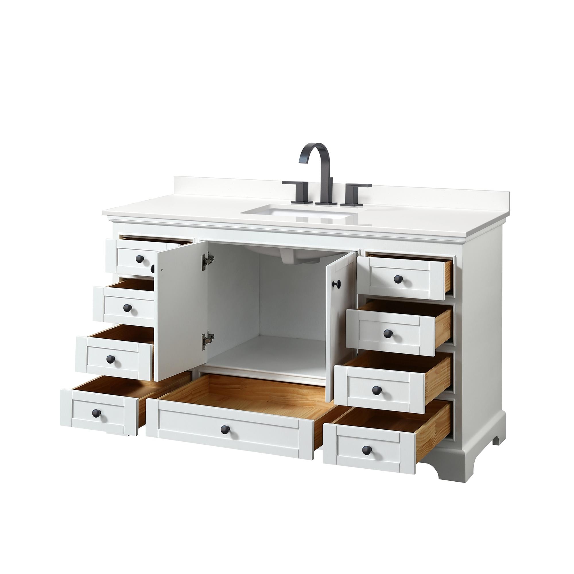 Wyndham Collection WCS202060SWBWQUS3MXX Bath-Vanity-Combo - View #2
