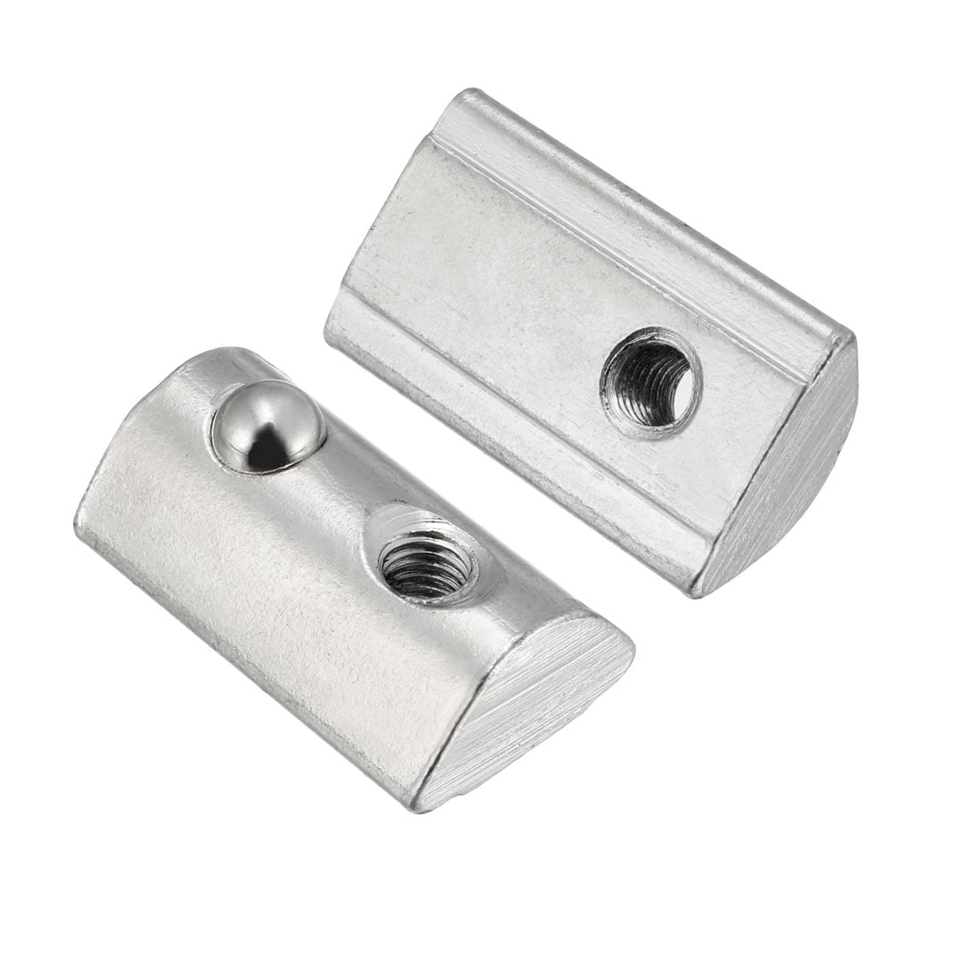 Unique Bargains Roll-In Spring M4 T Nut Roll Ball Elastic Nuts for 4040 Series Aluminum Extrusion Profile Suitable for Aluminum Profile With 8mm Groove Depth 12pcs #S26090801UX4516