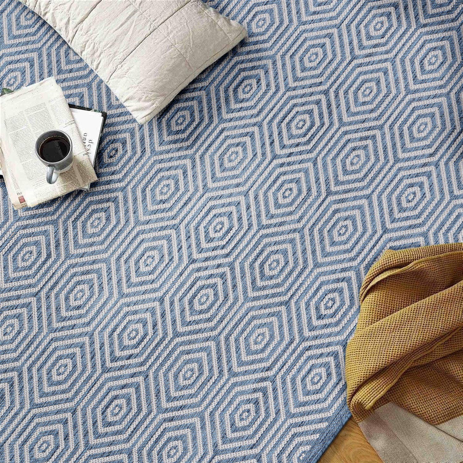 World Rug Gallery 120BLUE8X10 rugs - View #10