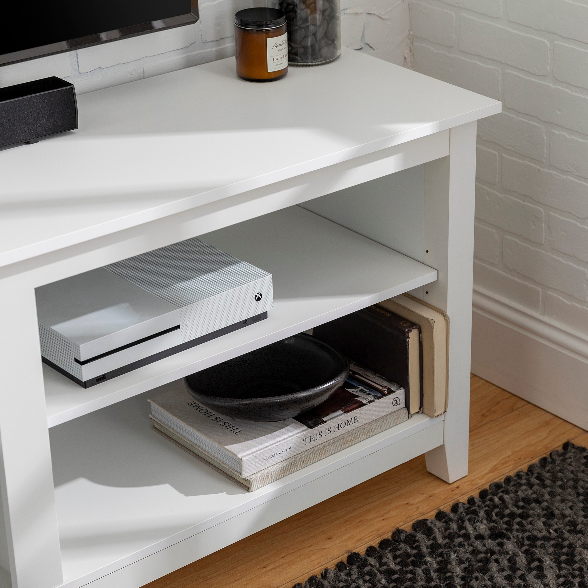 Walker Edison LW58CSPWH Tv-Stands - View #7
