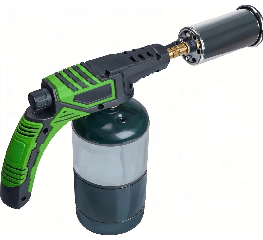 Justincity Propane Torch Head Adjustable Flame Kitchen Cooking Torch for Searing Steaks Caramelizing Desserts Charcoal Lighting 1 Piece #LJT0422S11