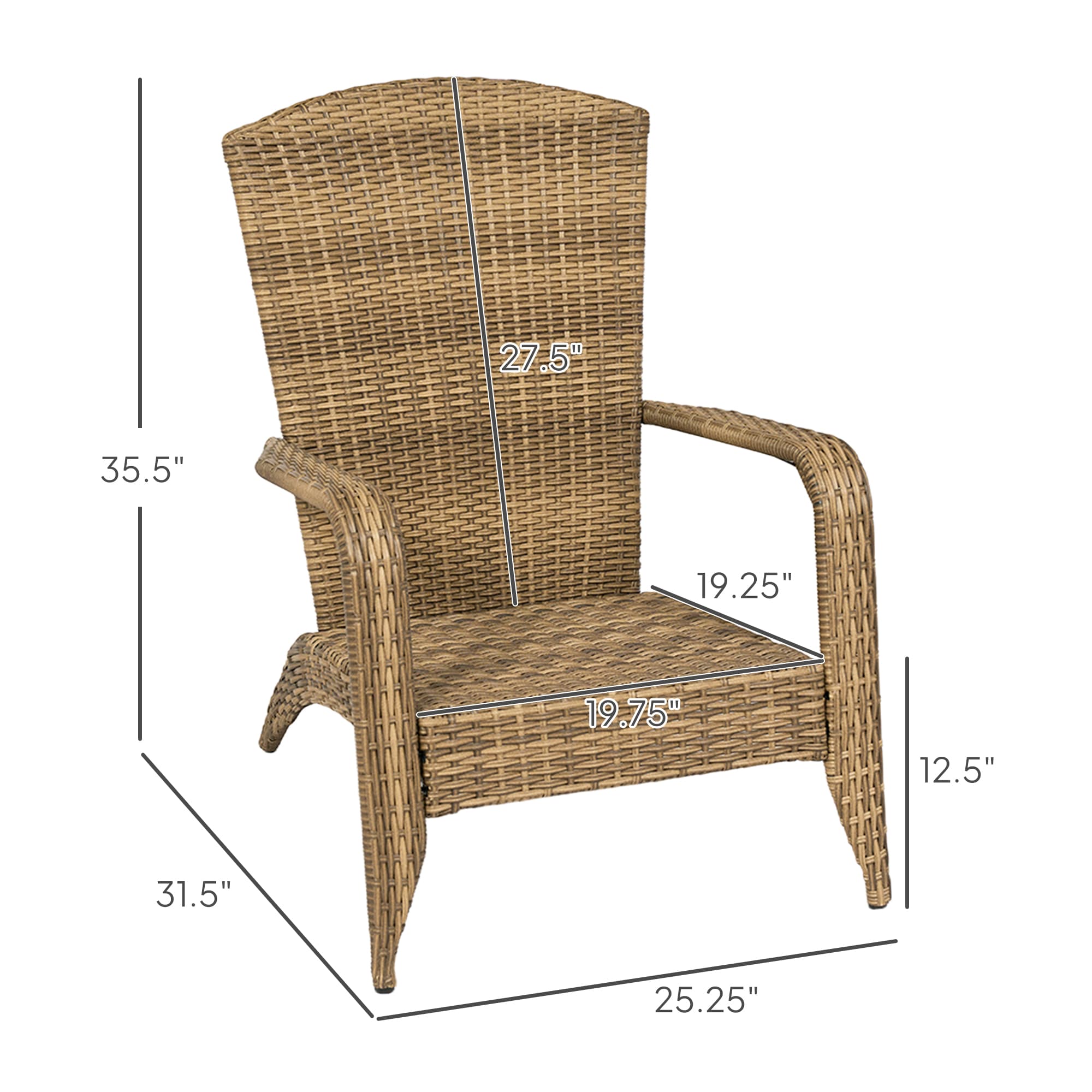 Outsunny 867-068V02GG Patio-Chairs - View #3