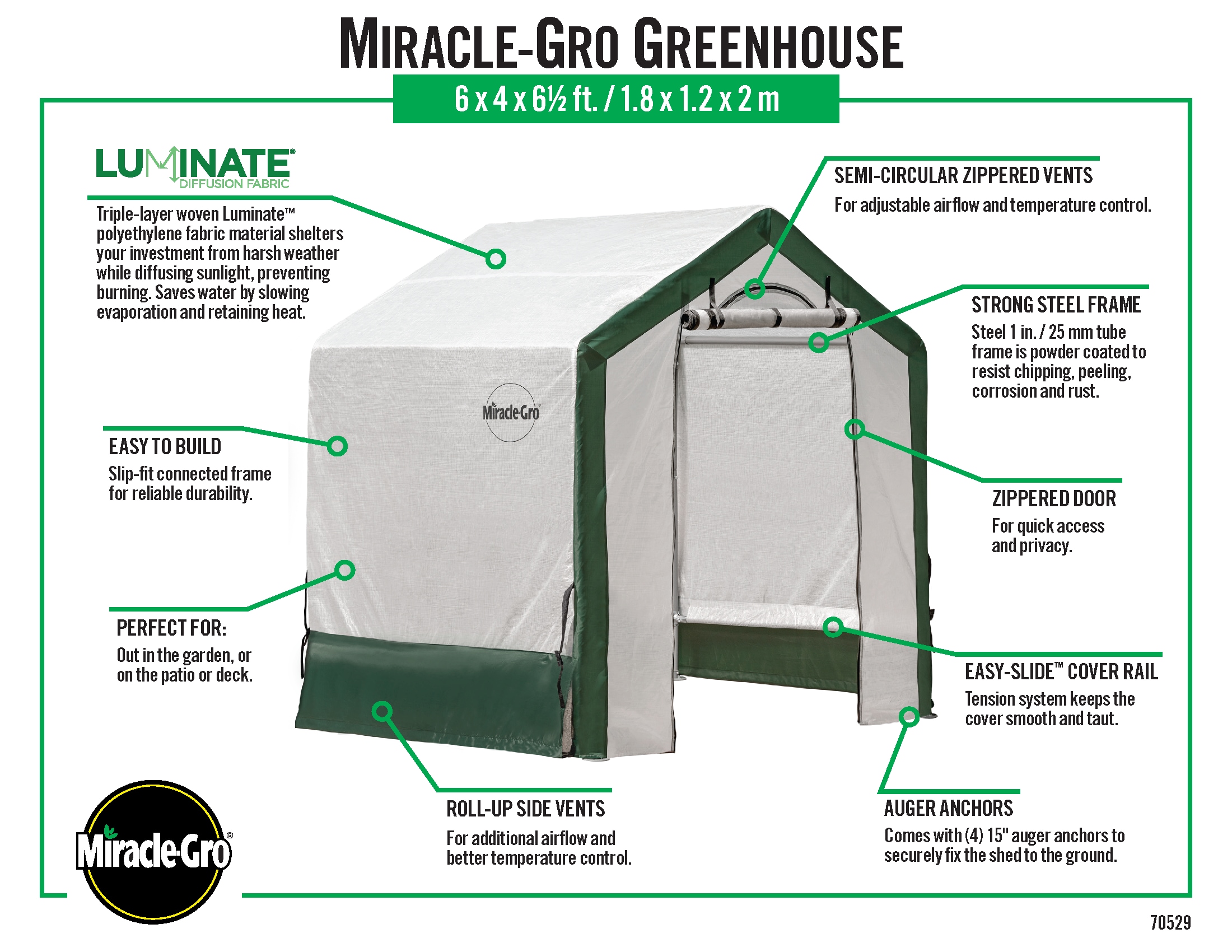 Miracle-Gro 70529 greenhouses - View #2