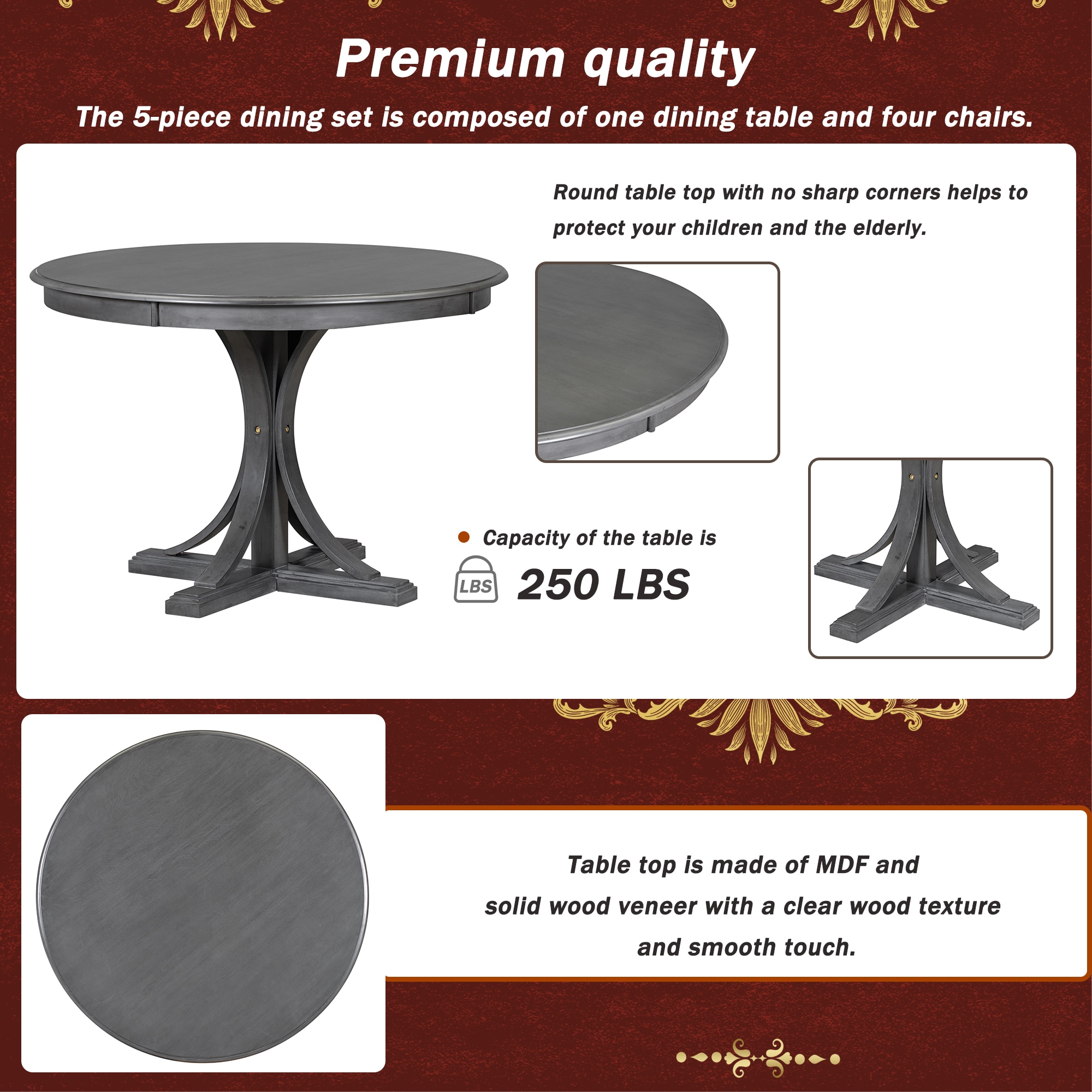 ModernLuxe ST000079AAE Dining-Sets - View #5