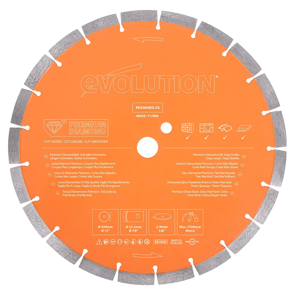 Bosch 12-in Dry Segmented Rim Diamond Saw Blade in the Diamond Saw