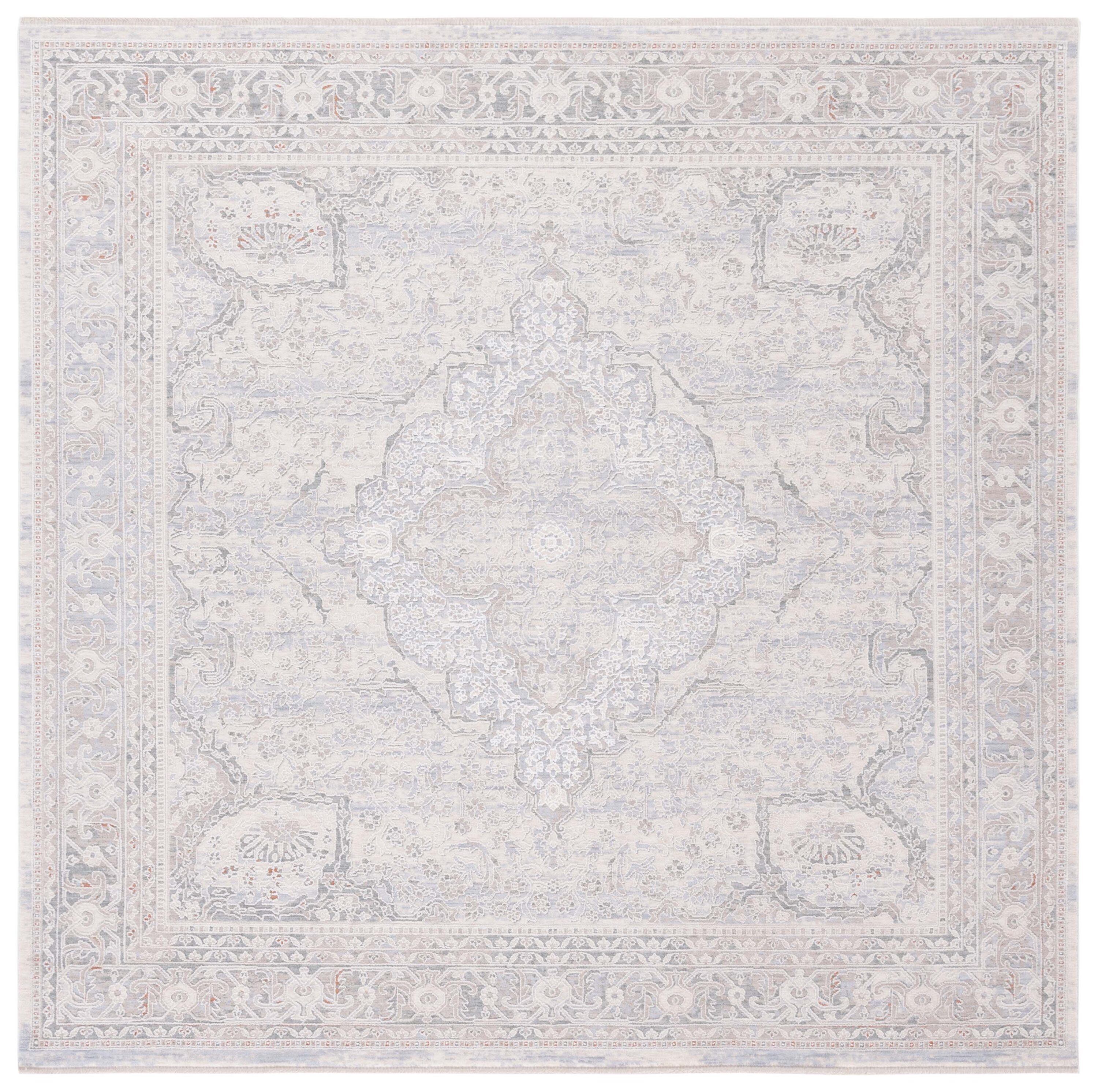 Marmara 318B Beige/Light Blue 7 X 7 Area Rug