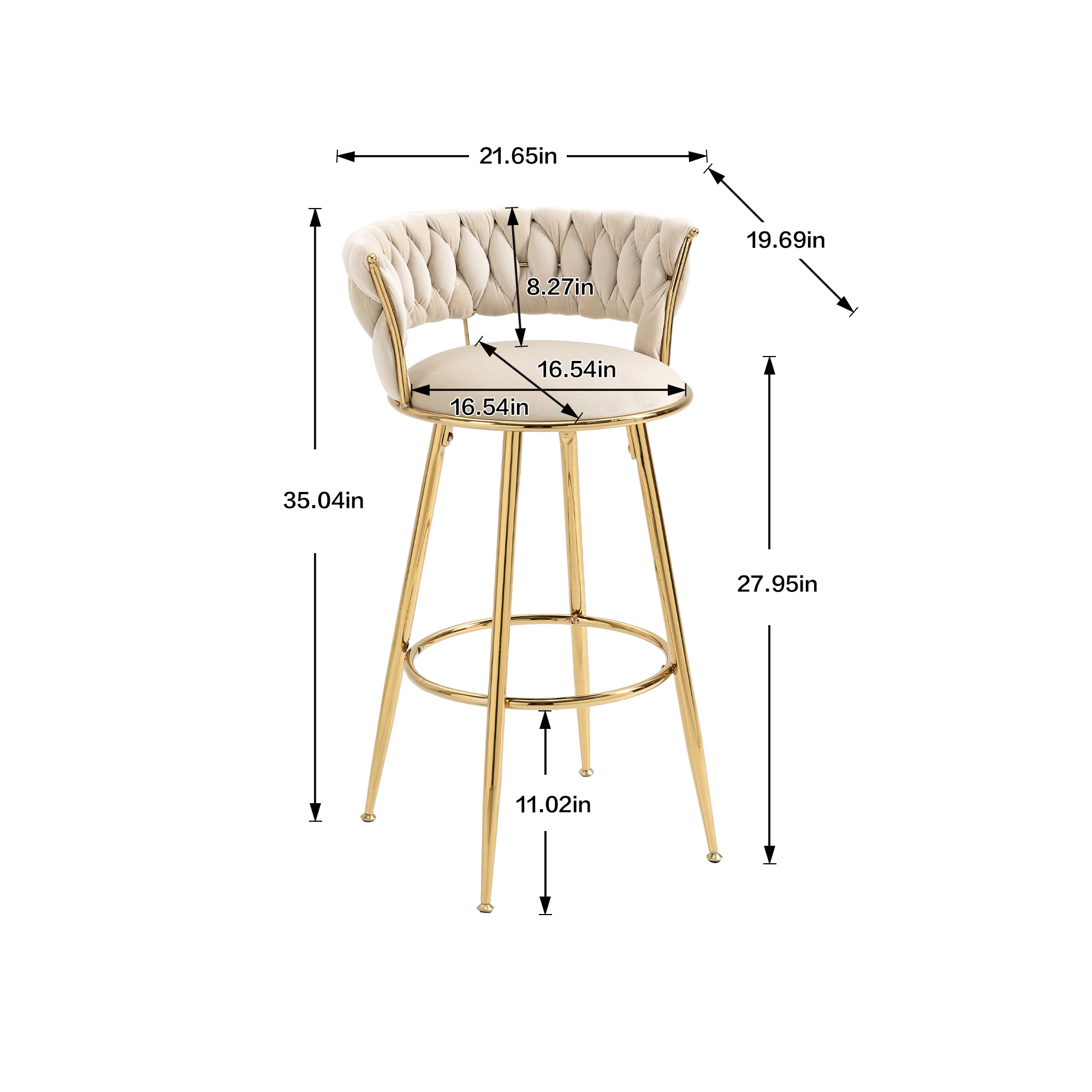 AHIOU HOME ATM-HFSN-9882IY stools - View #9