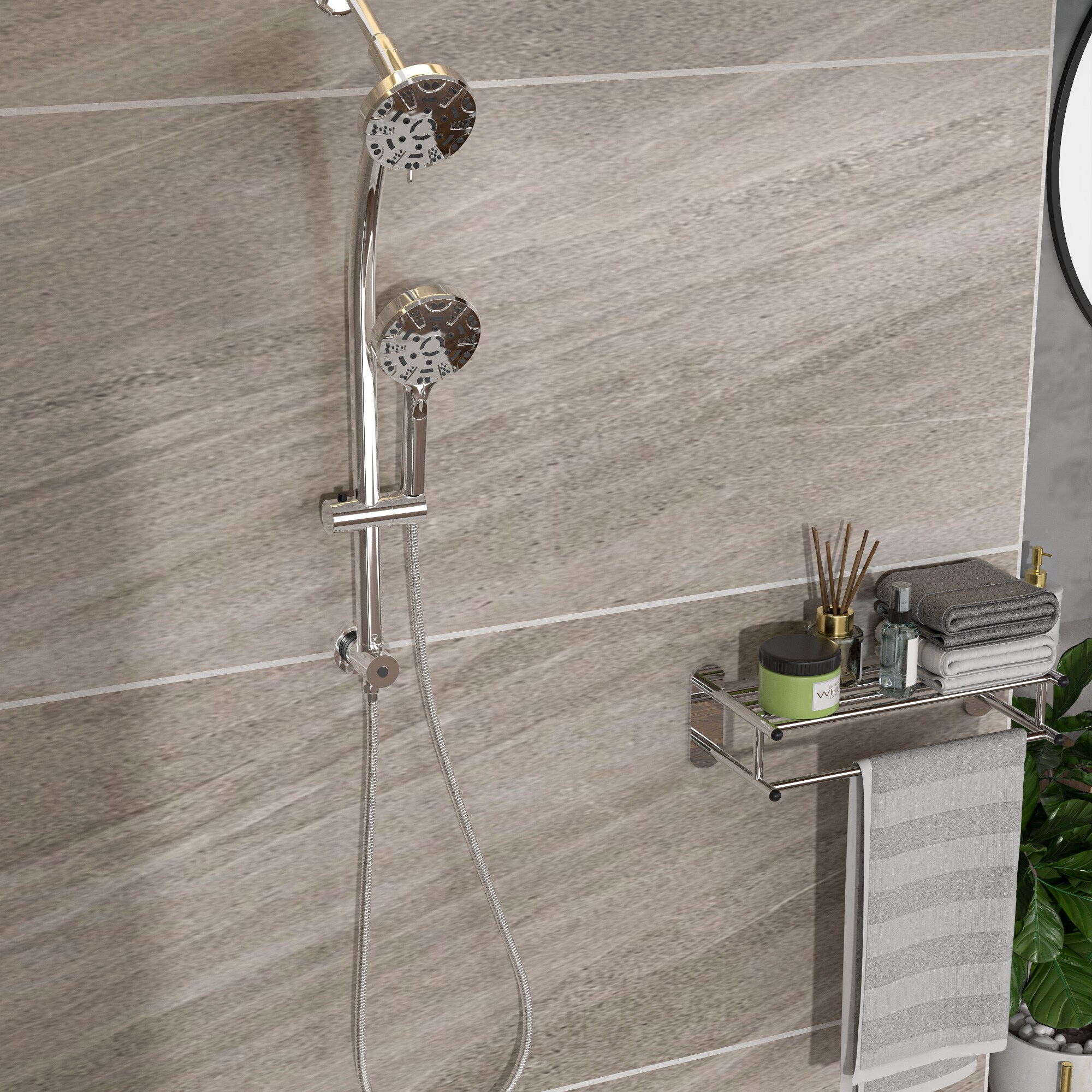Vanityfus VFH-SLF17005-CH Showerhead-Bar-Panels - View #8