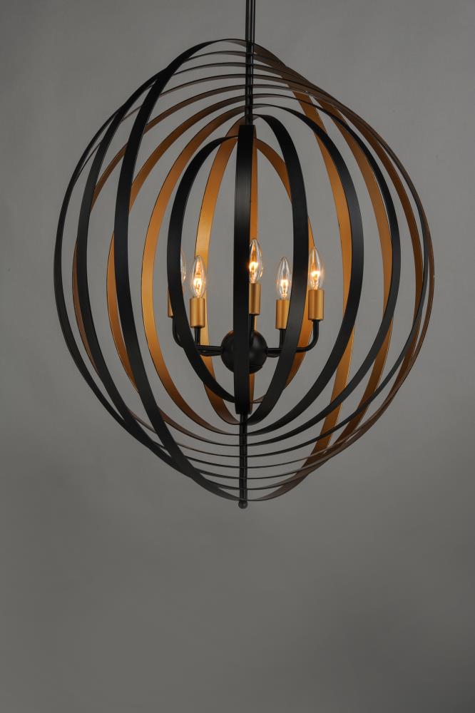 Maxim Lighting 28675BKGLD Pendant-Lights - View #2