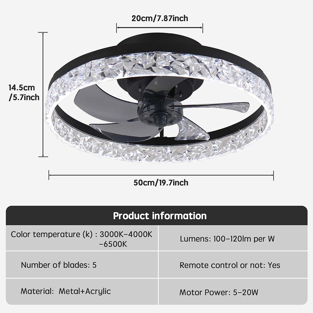 GoYeel ZF002BL Ceiling-Fans - View #12