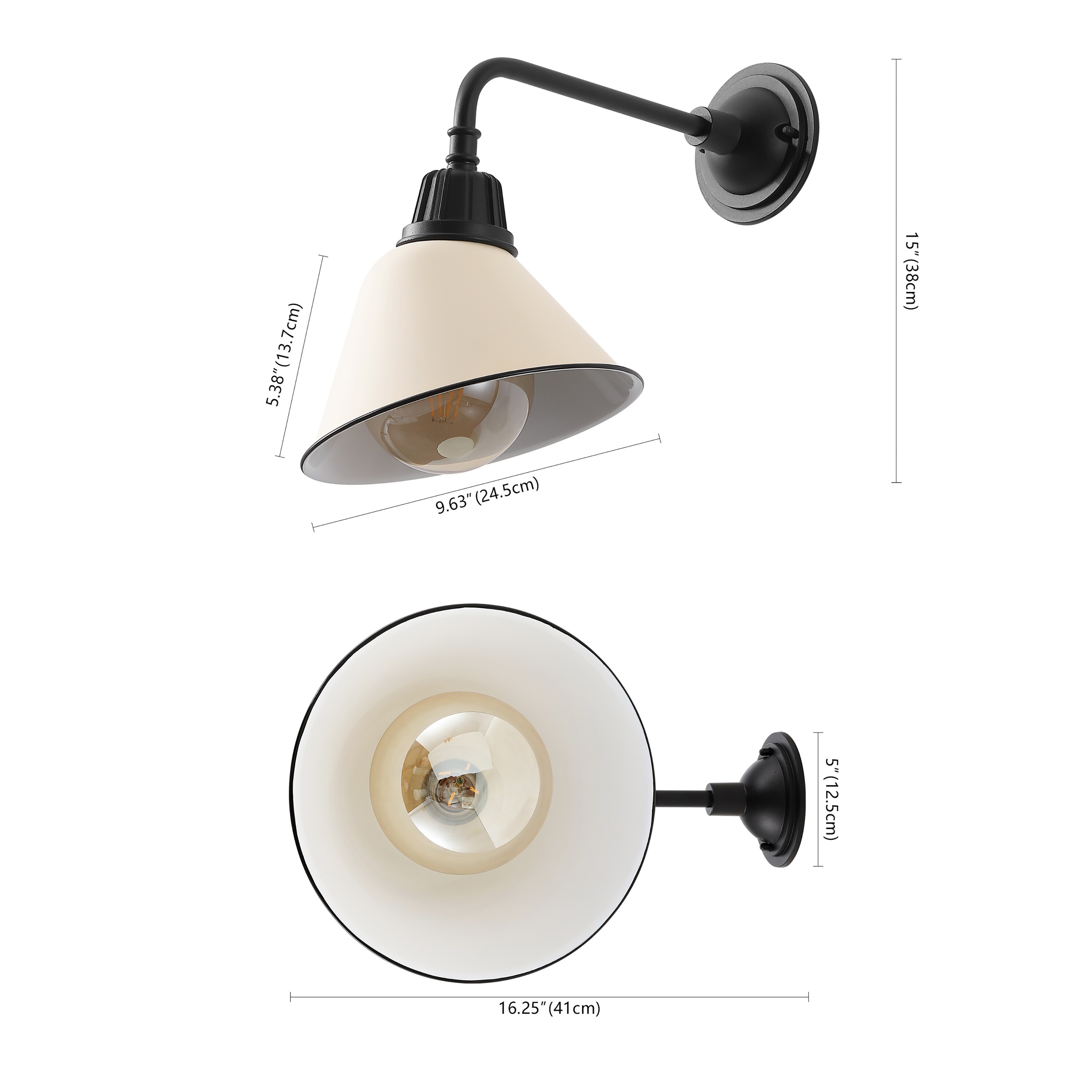 JONATHAN  Y JYL7612J Outdoor-Wall-Lighting - View #4