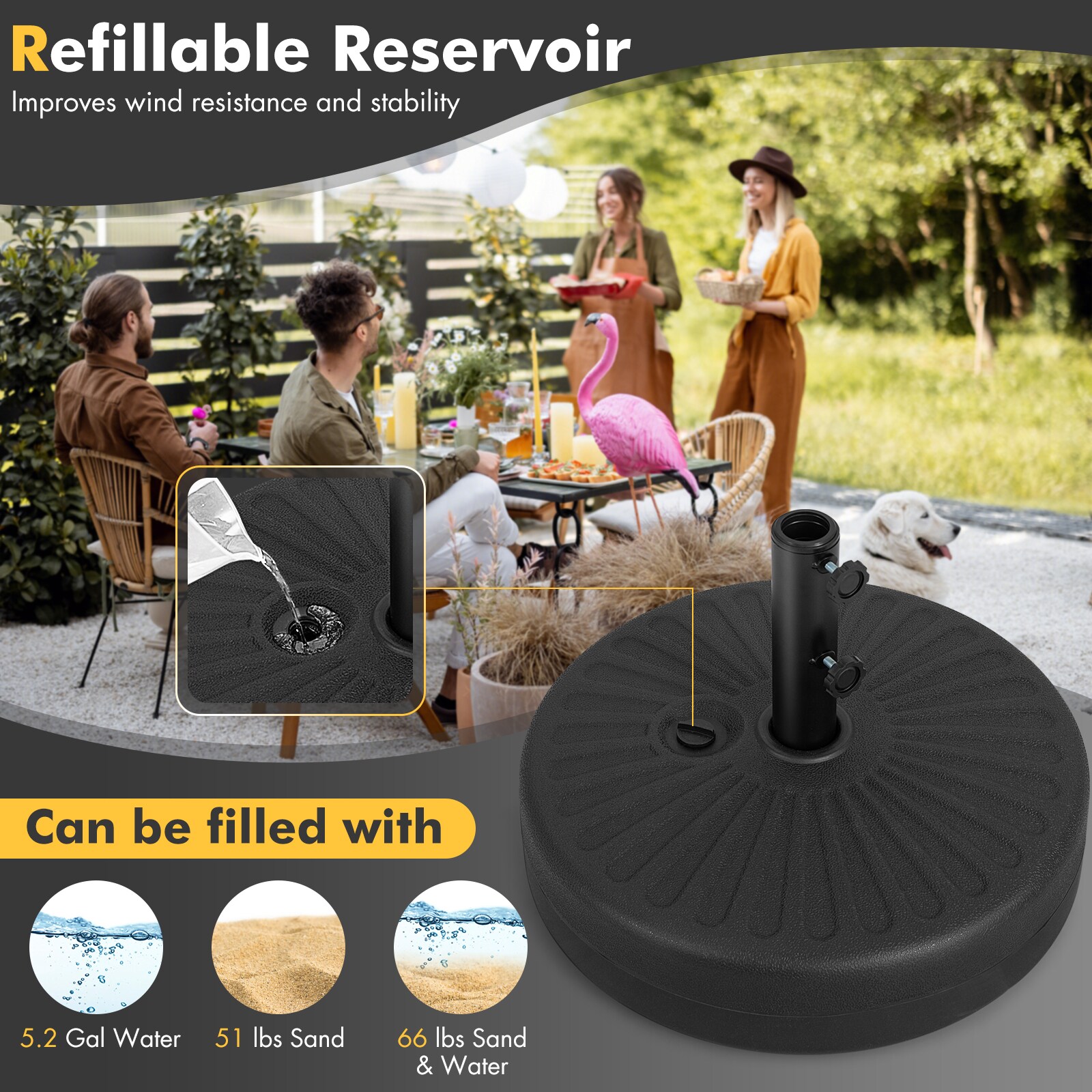 Slickblue D-CO-KB66601PN Umbrella-Bases - View #3