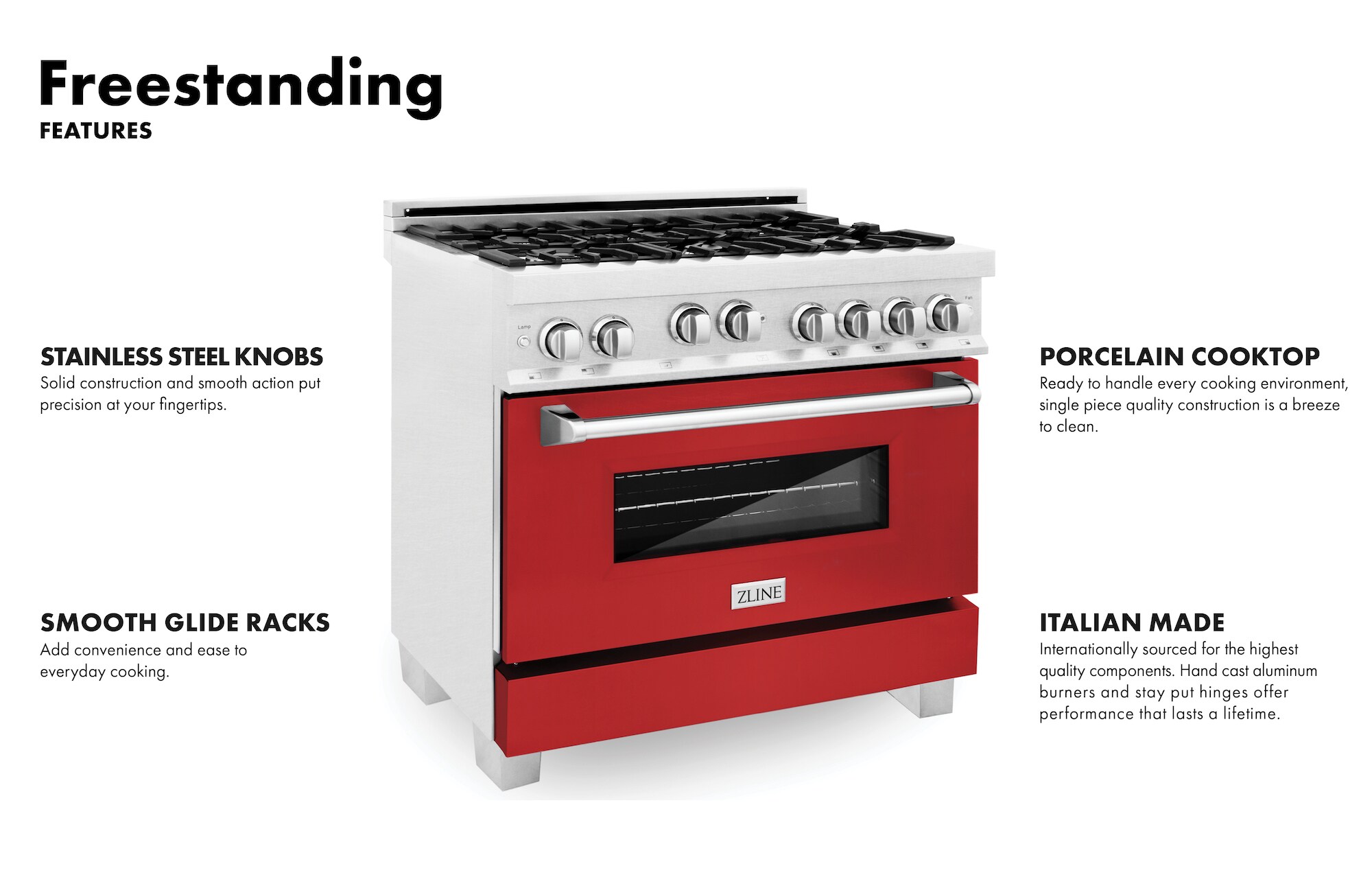ZLINE KITCHEN & BATH RGS-RM-36 Freestanding-Gas-Ranges - View #17